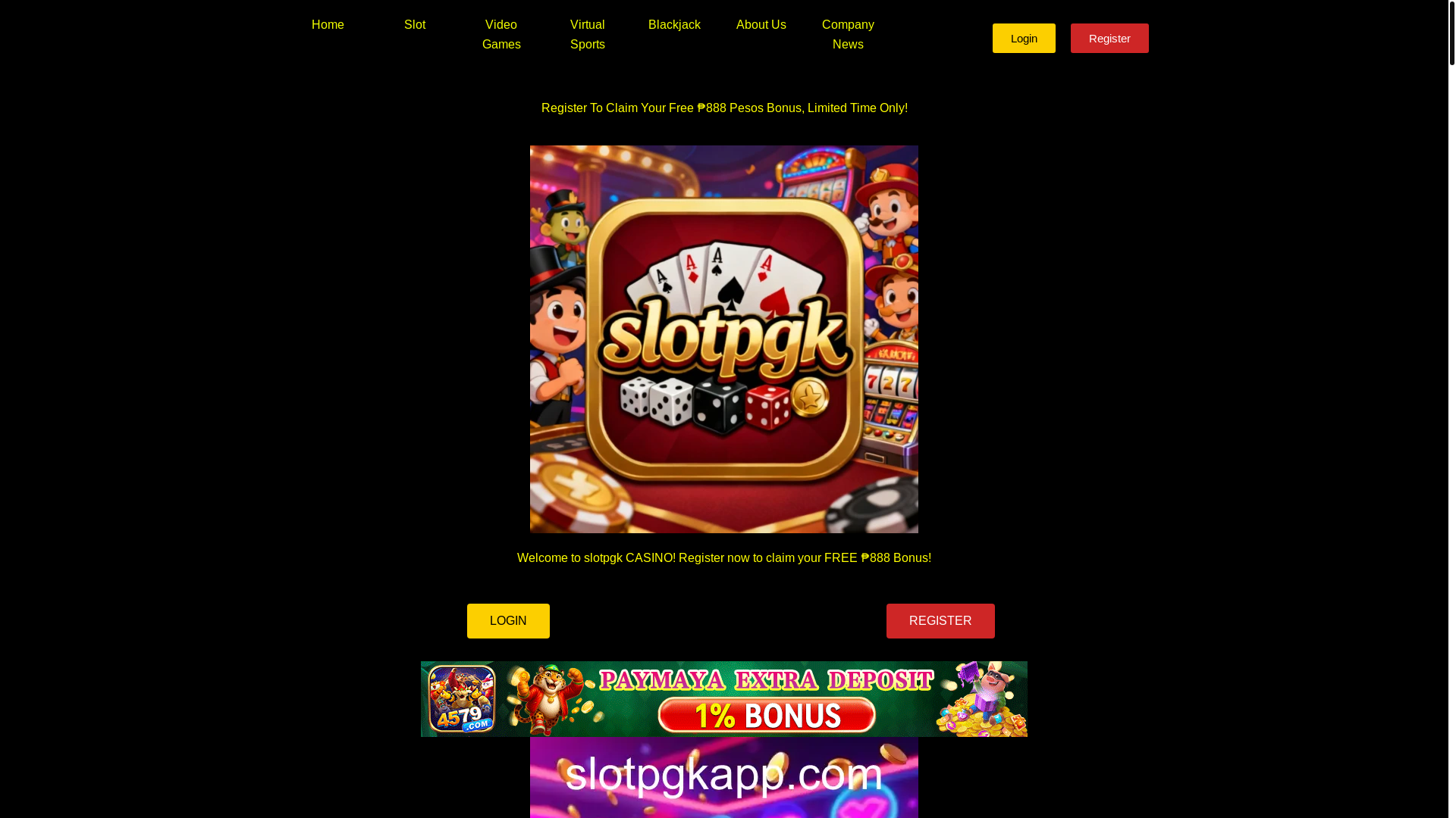 website screenshot of https://slotpgkapp.com/