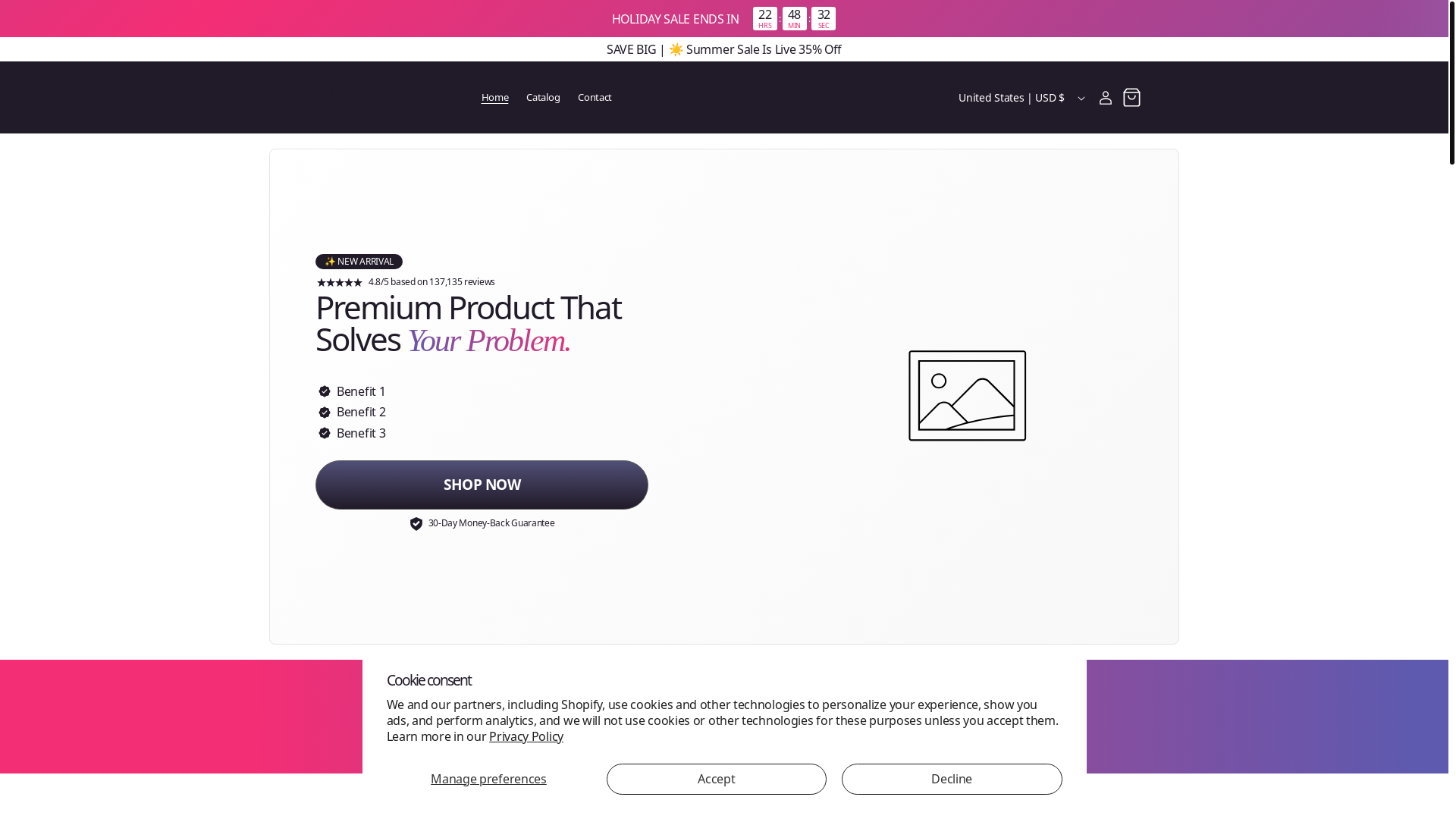website screenshot of https://trynutrixa.com/