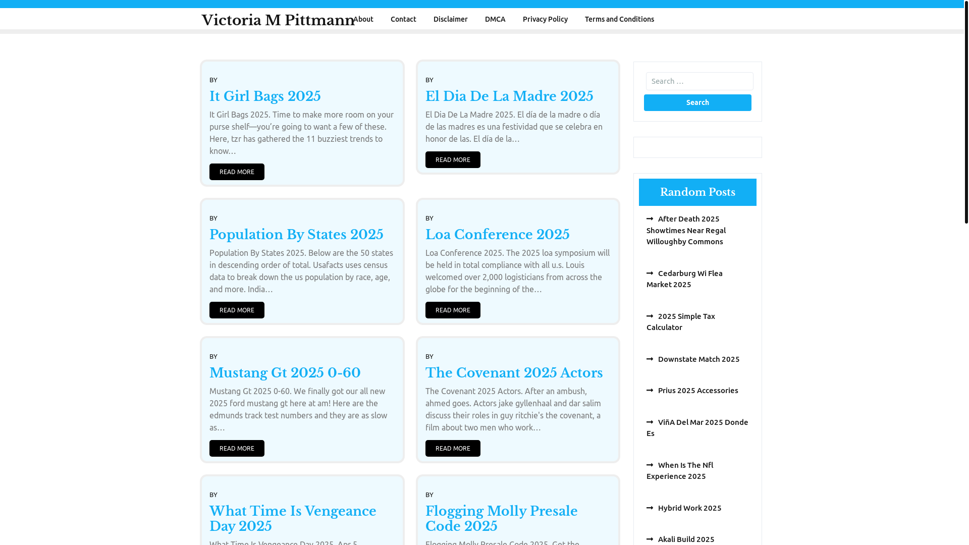 website screenshot of https://victoriampittmann.pages.dev/