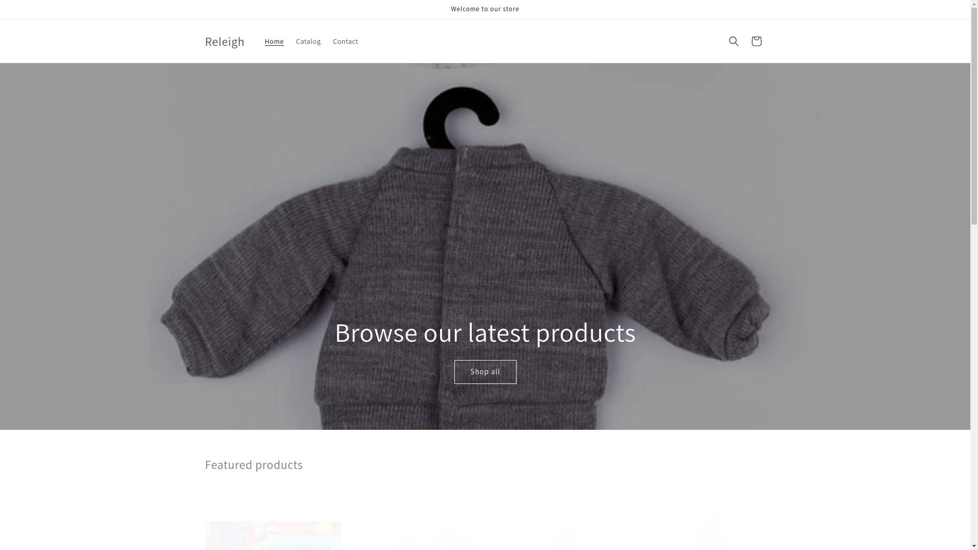 website screenshot of https://releigh.net/