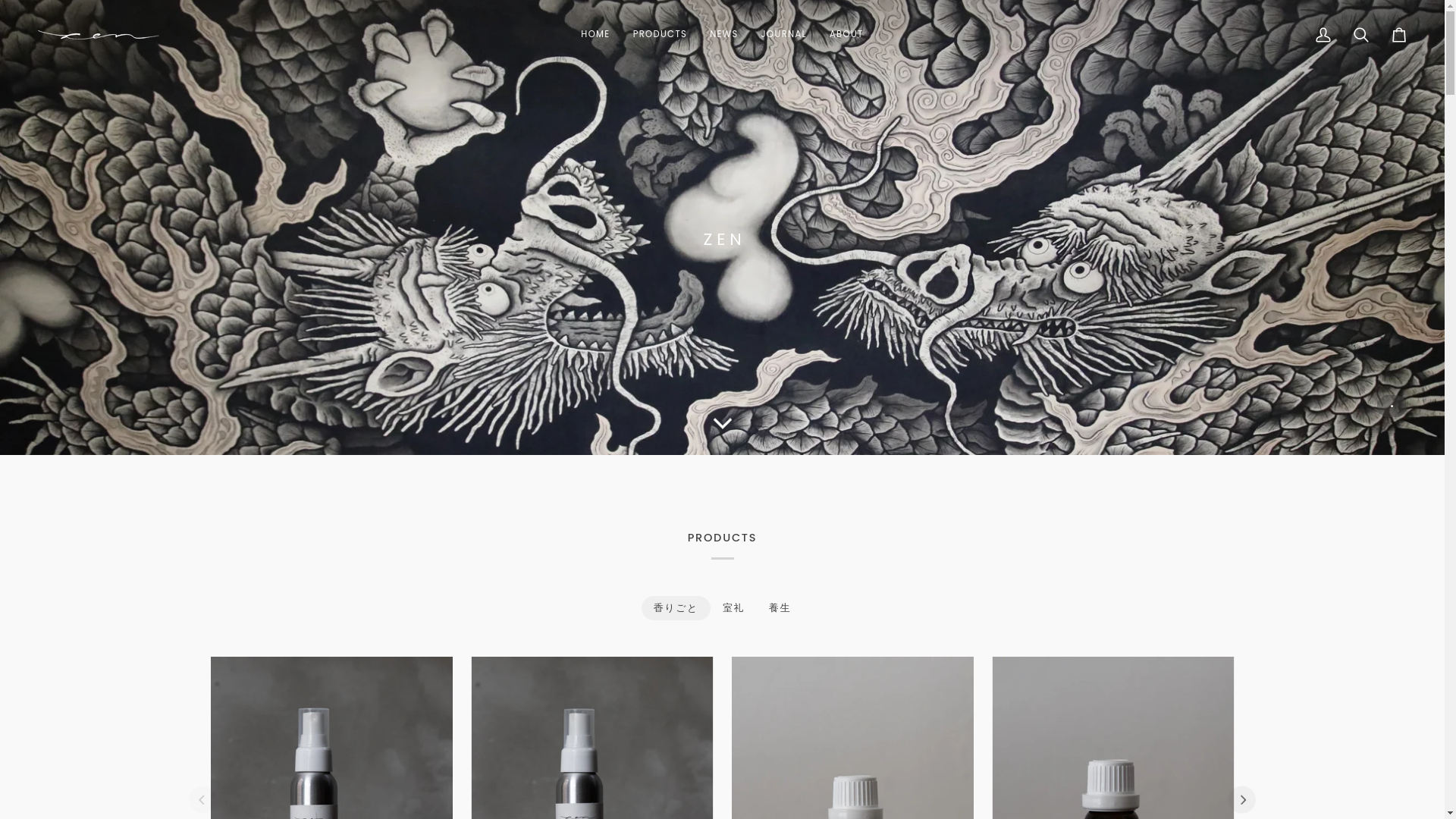 website screenshot of https://zenearthmade.com/