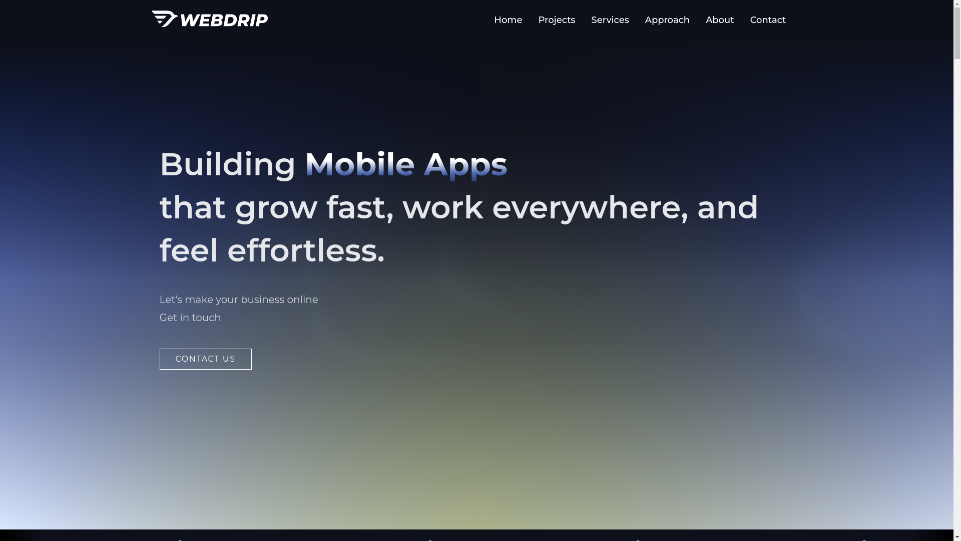 website screenshot of https://webdrip-website-2025.pages.dev/