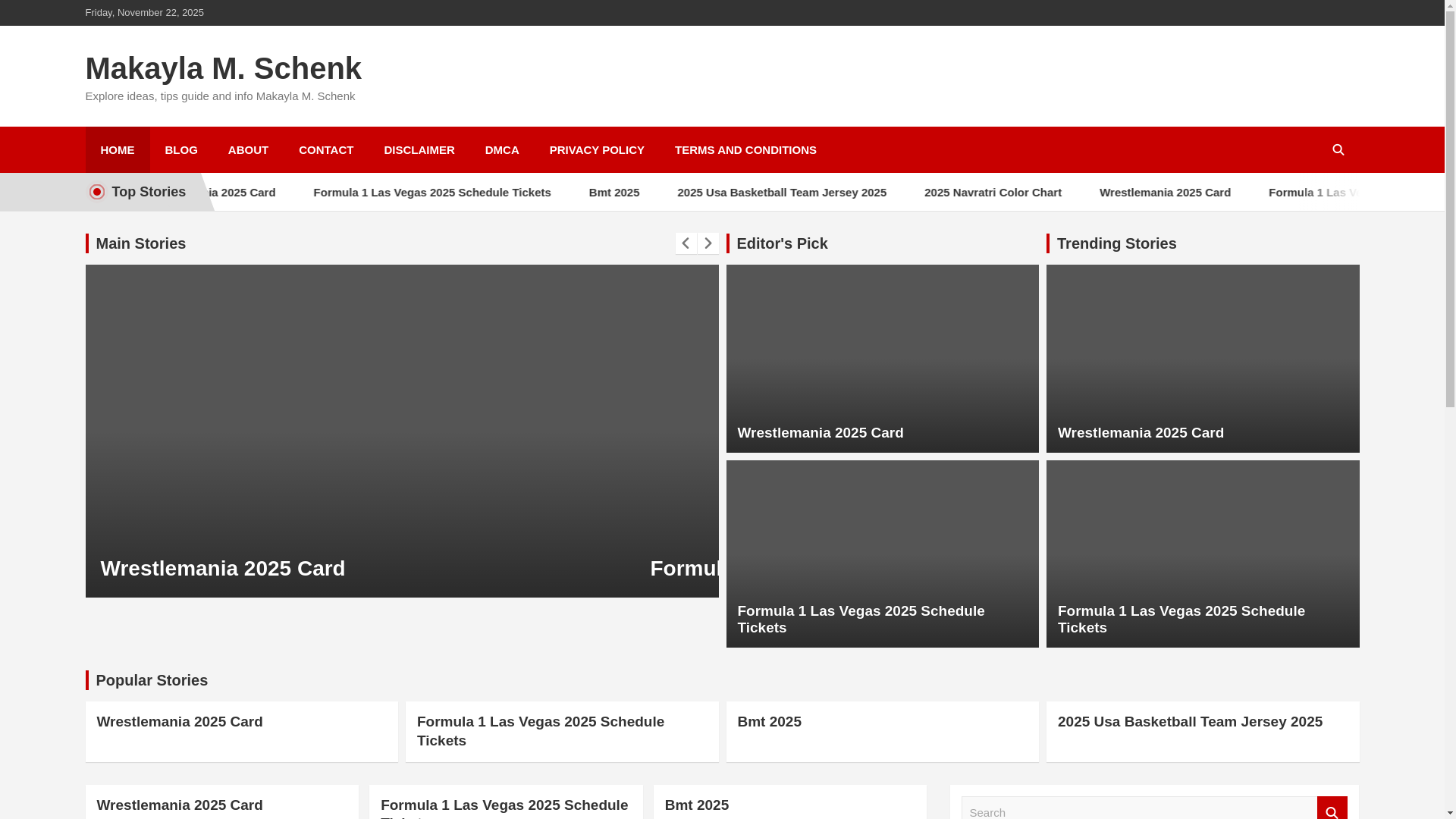 website screenshot of https://makaylamschenk.pages.dev/
