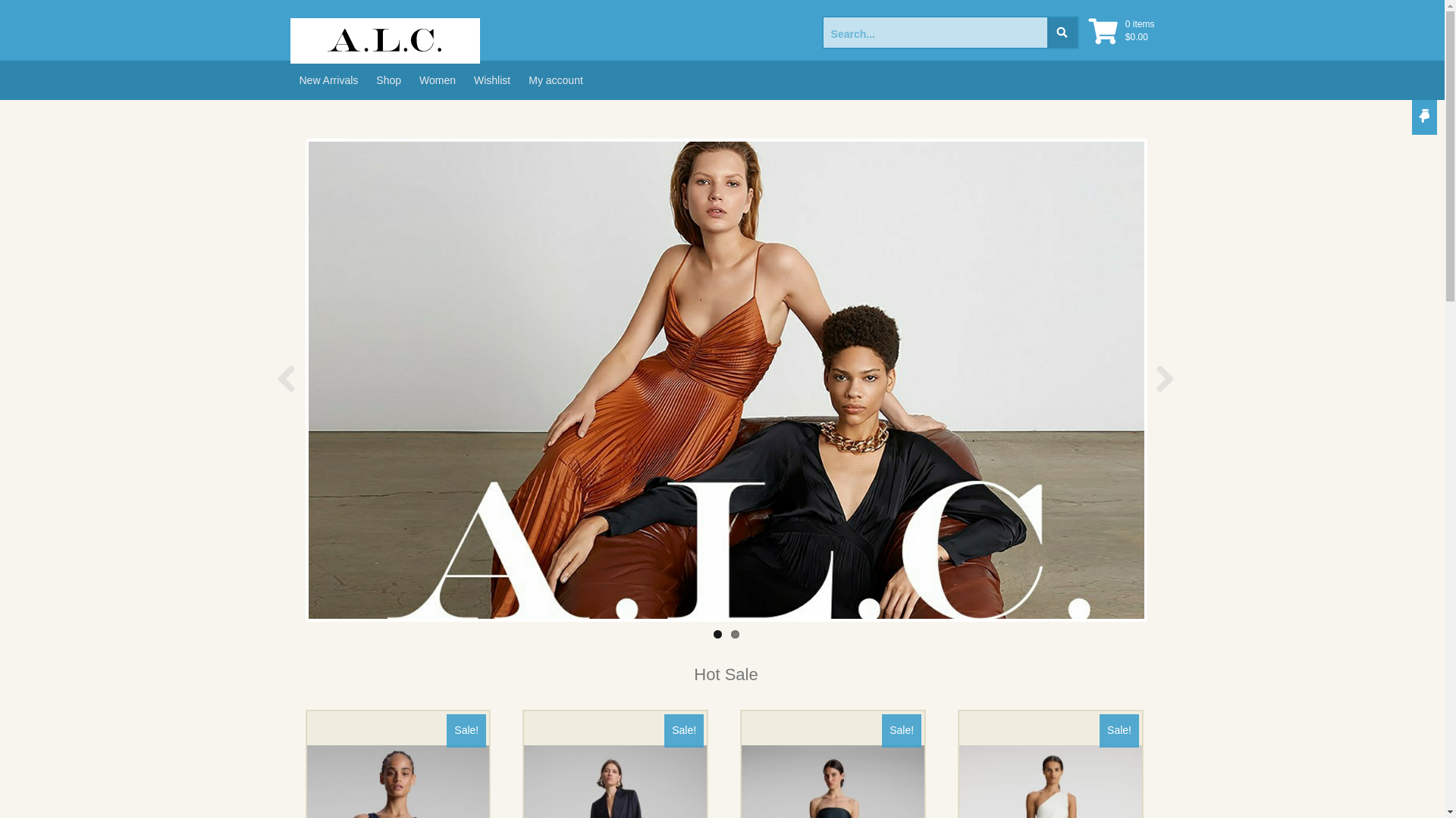 website screenshot of https://sandyfaure.shop/