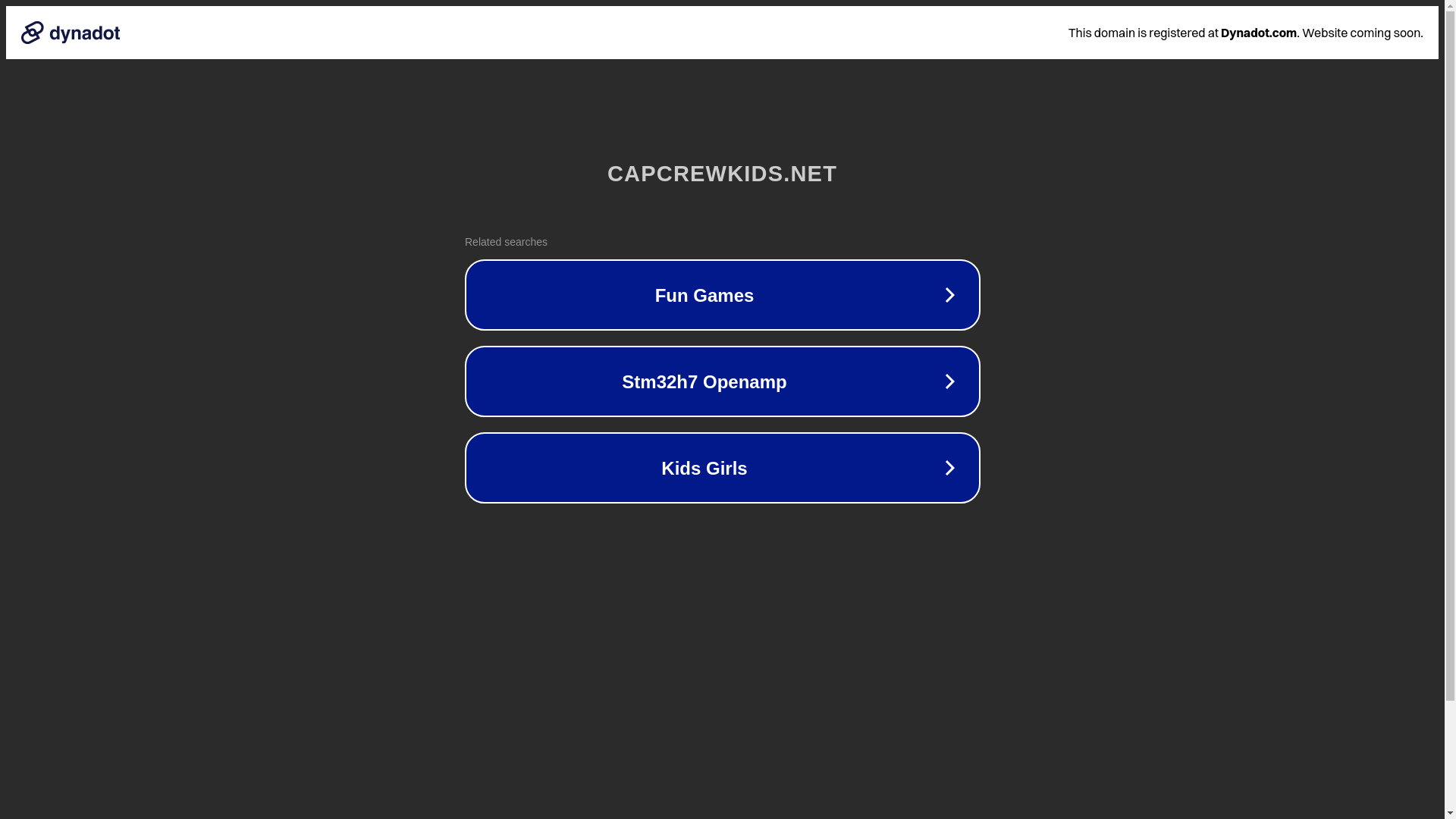 website screenshot of https://capcrewkids.net/