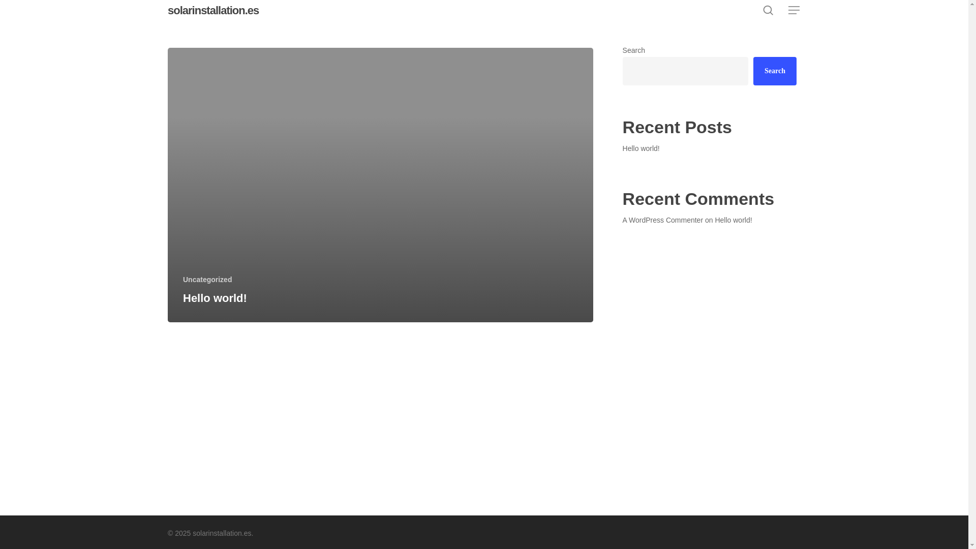 website screenshot of https://solarinstallation.es/