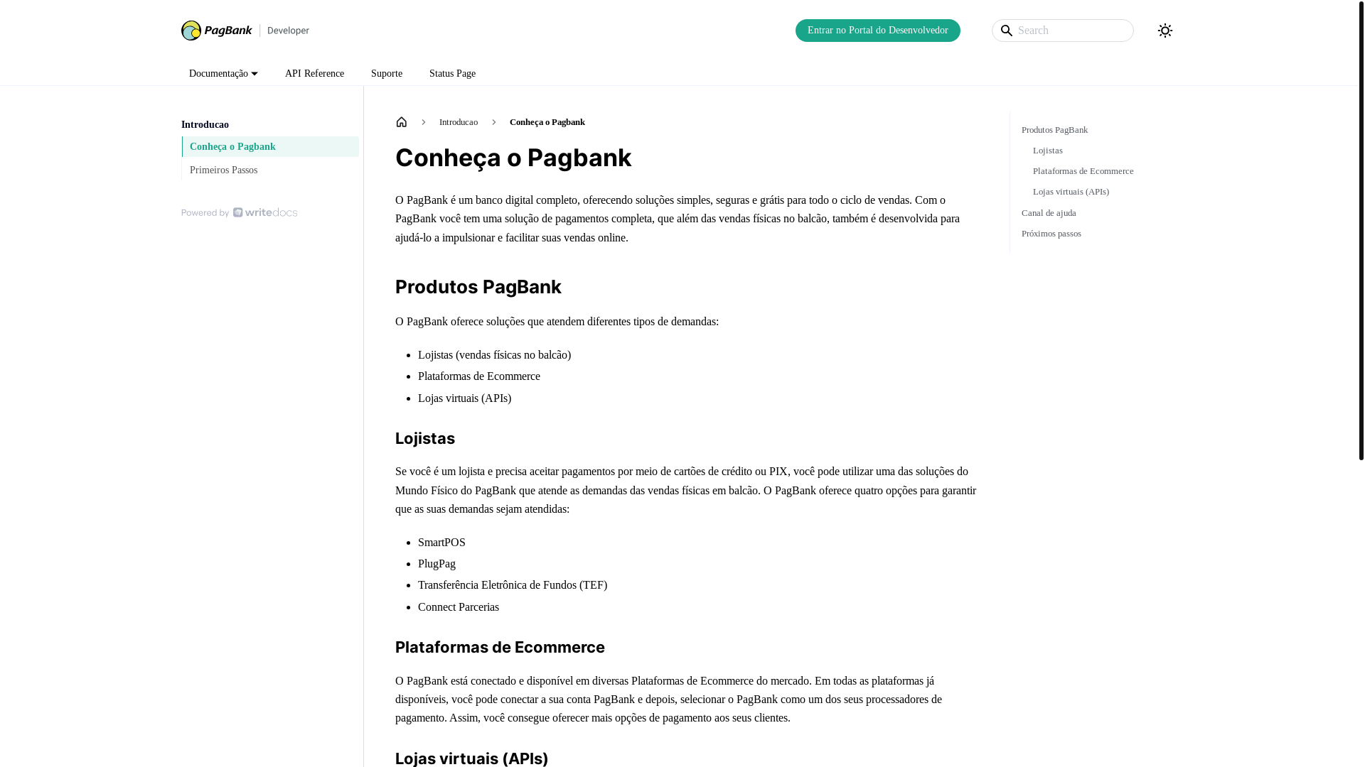 website screenshot of https://writechoiceorg-pagbank-docs.pages.dev/