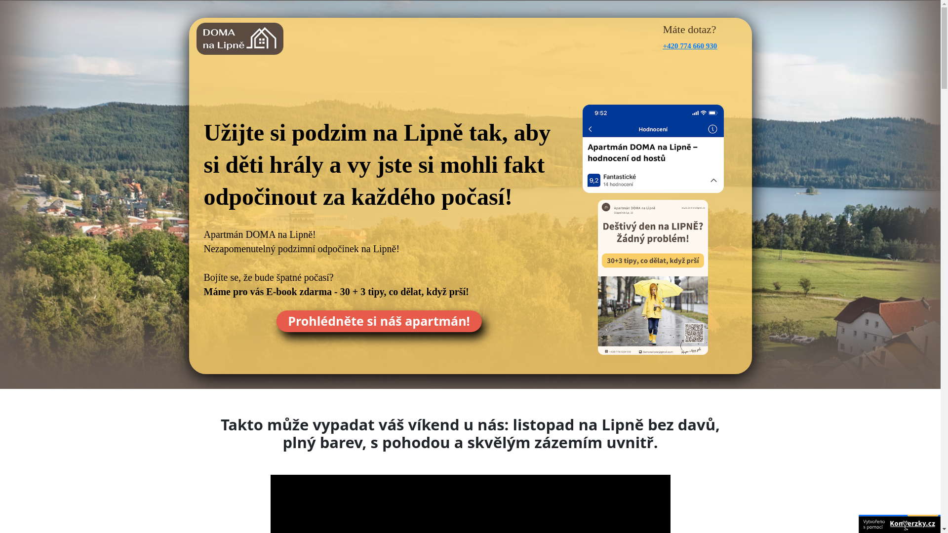 website screenshot of https://domanalipne.com/