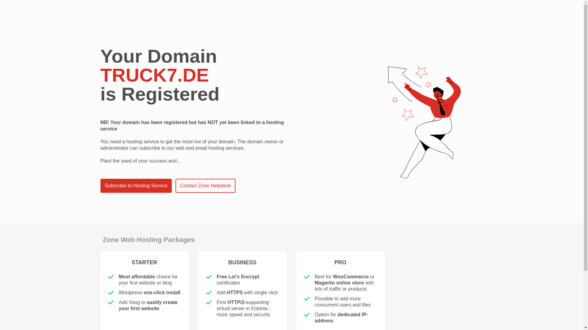 website screenshot of https://truck7.de/