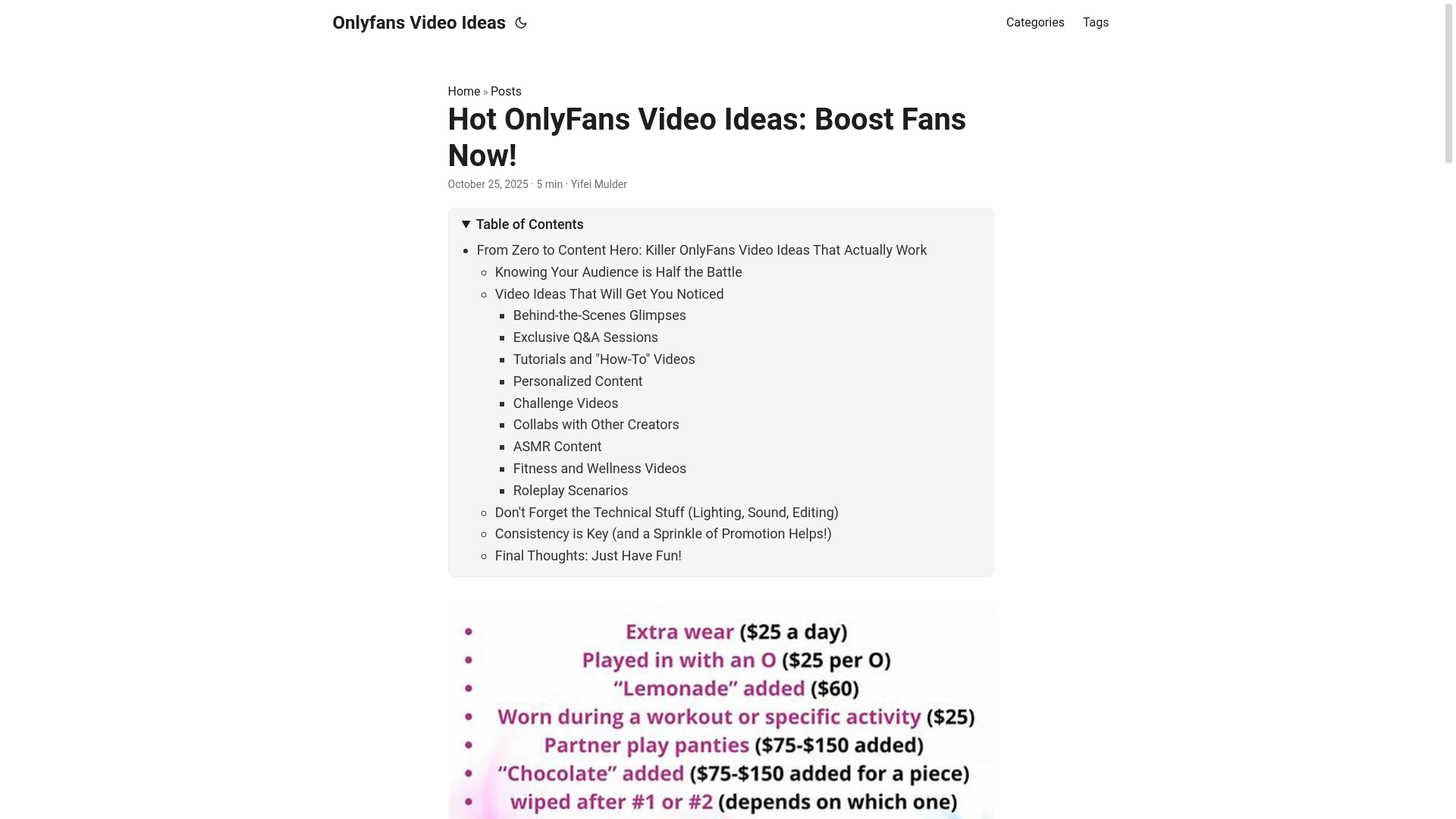 website screenshot of https://onlyfans-video-ideas.pages.dev/