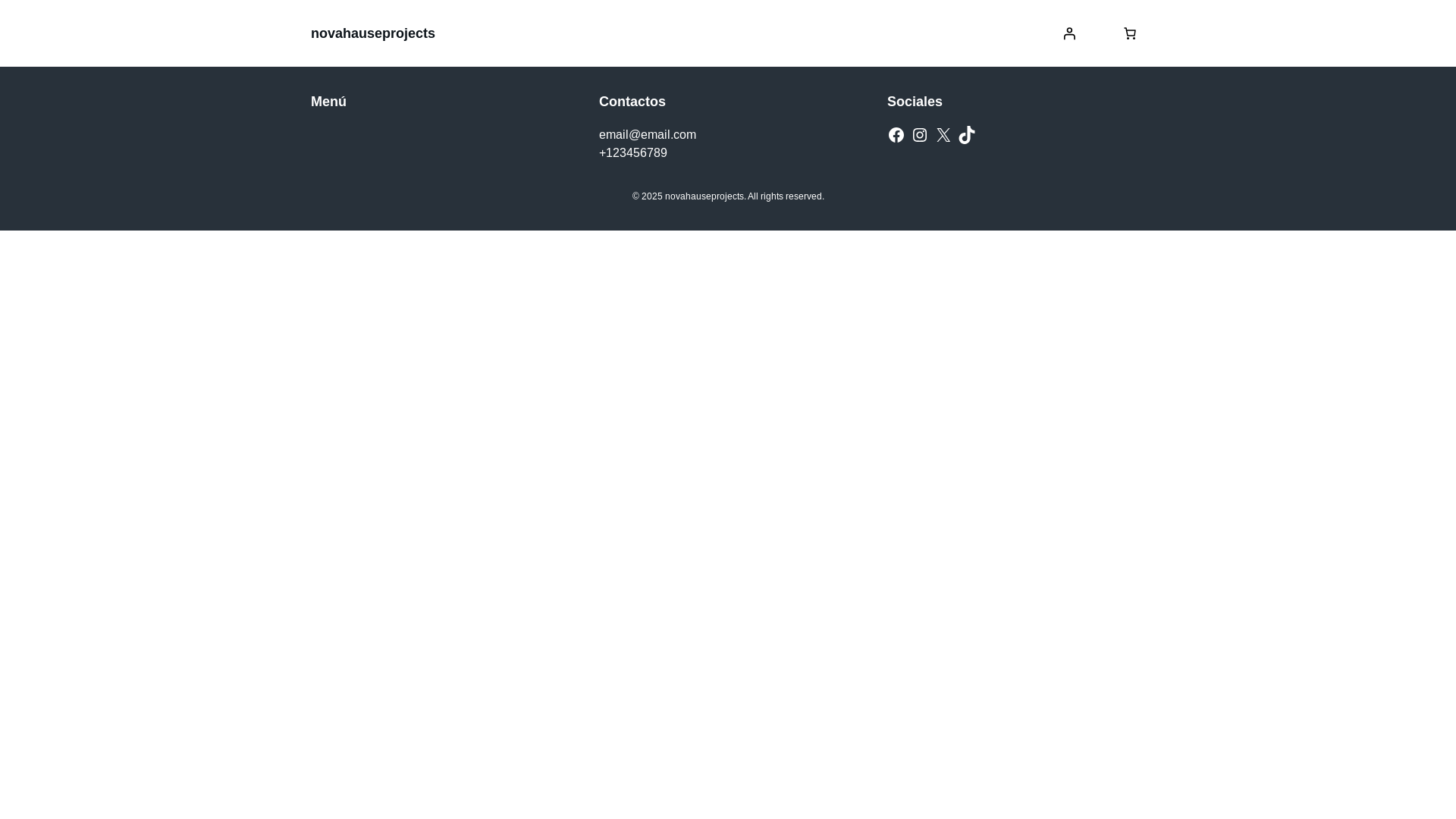 website screenshot of https://novahauseprojects.com/