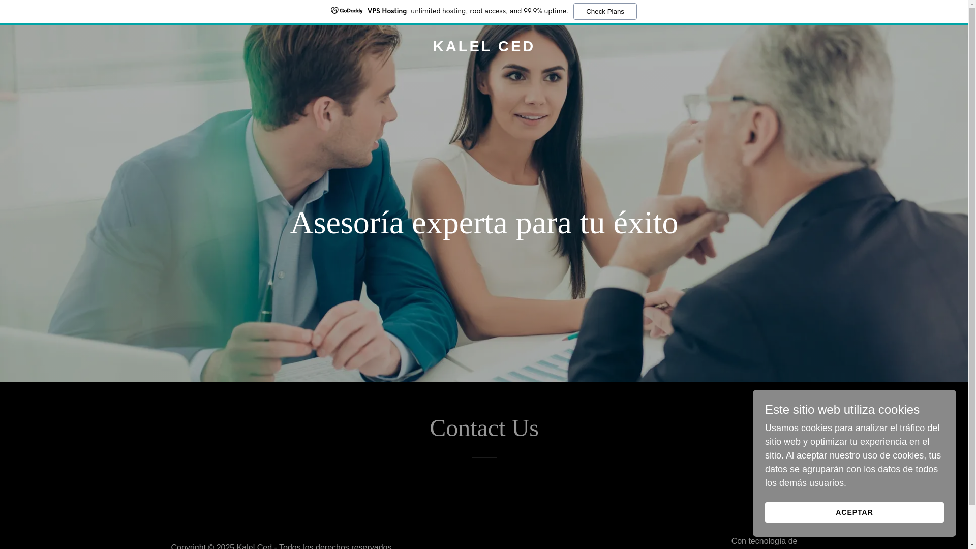 website screenshot of https://kalelced.net/