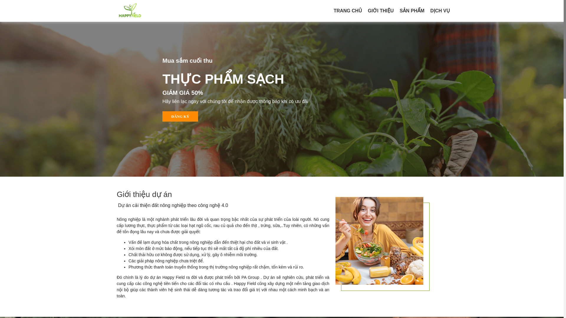 website screenshot of https://nongnghiepxanhtu.biz.vn/