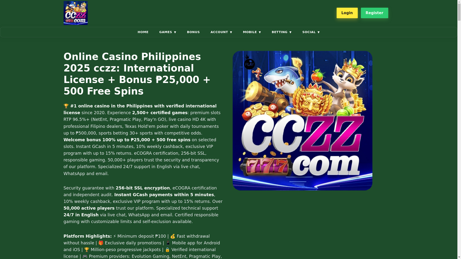 website screenshot of https://cczzfb.com/