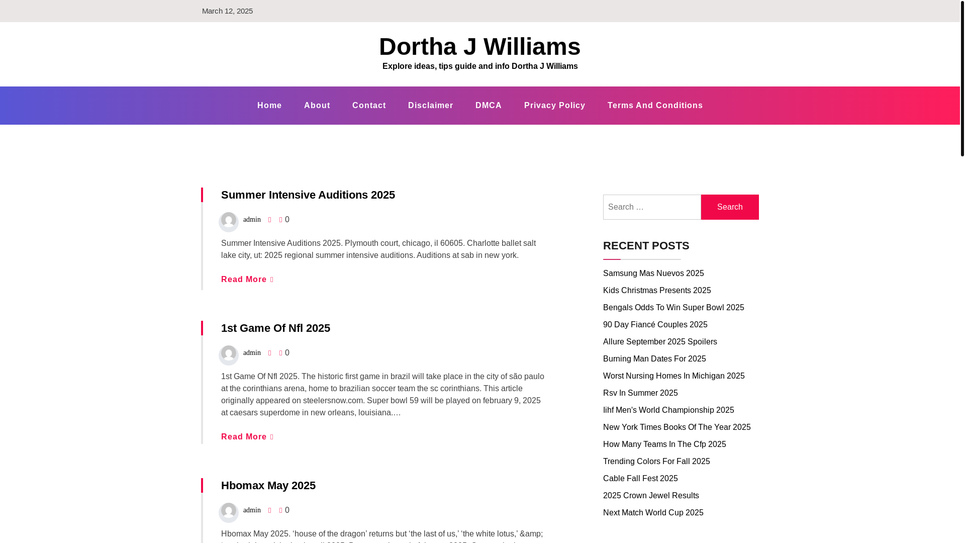 website screenshot of https://dorthajwilliamsj.pages.dev/