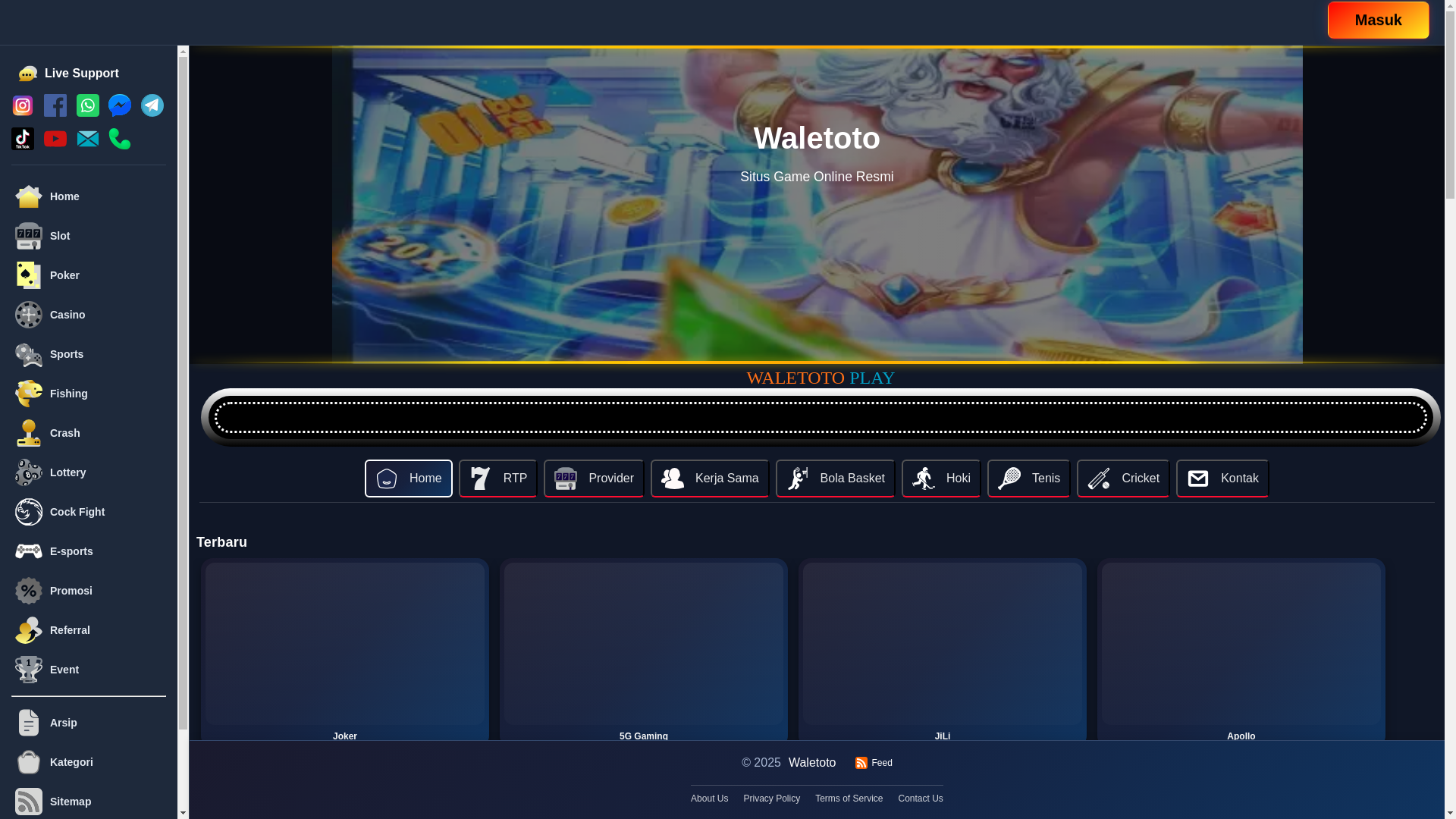 website screenshot of https://waletoto.com/