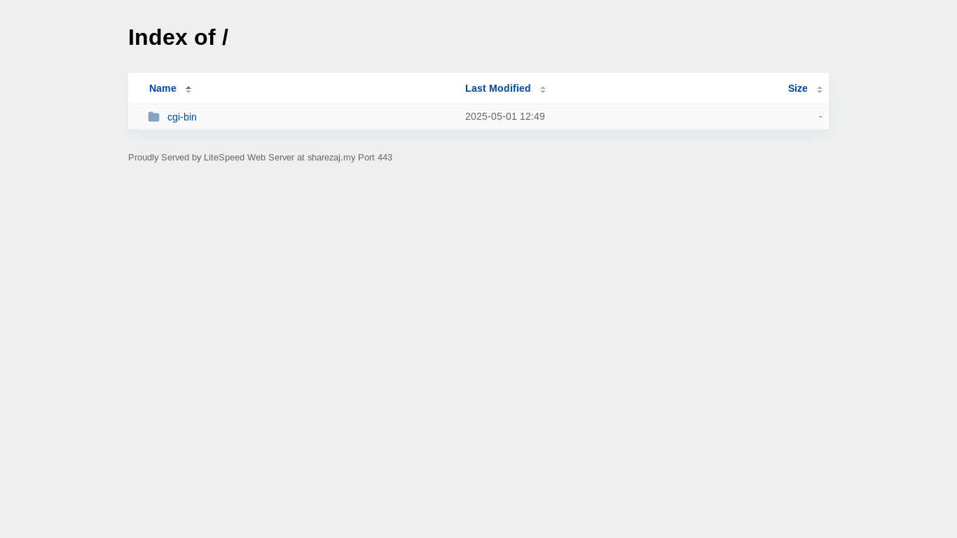 website screenshot of https://sharezaj.my/