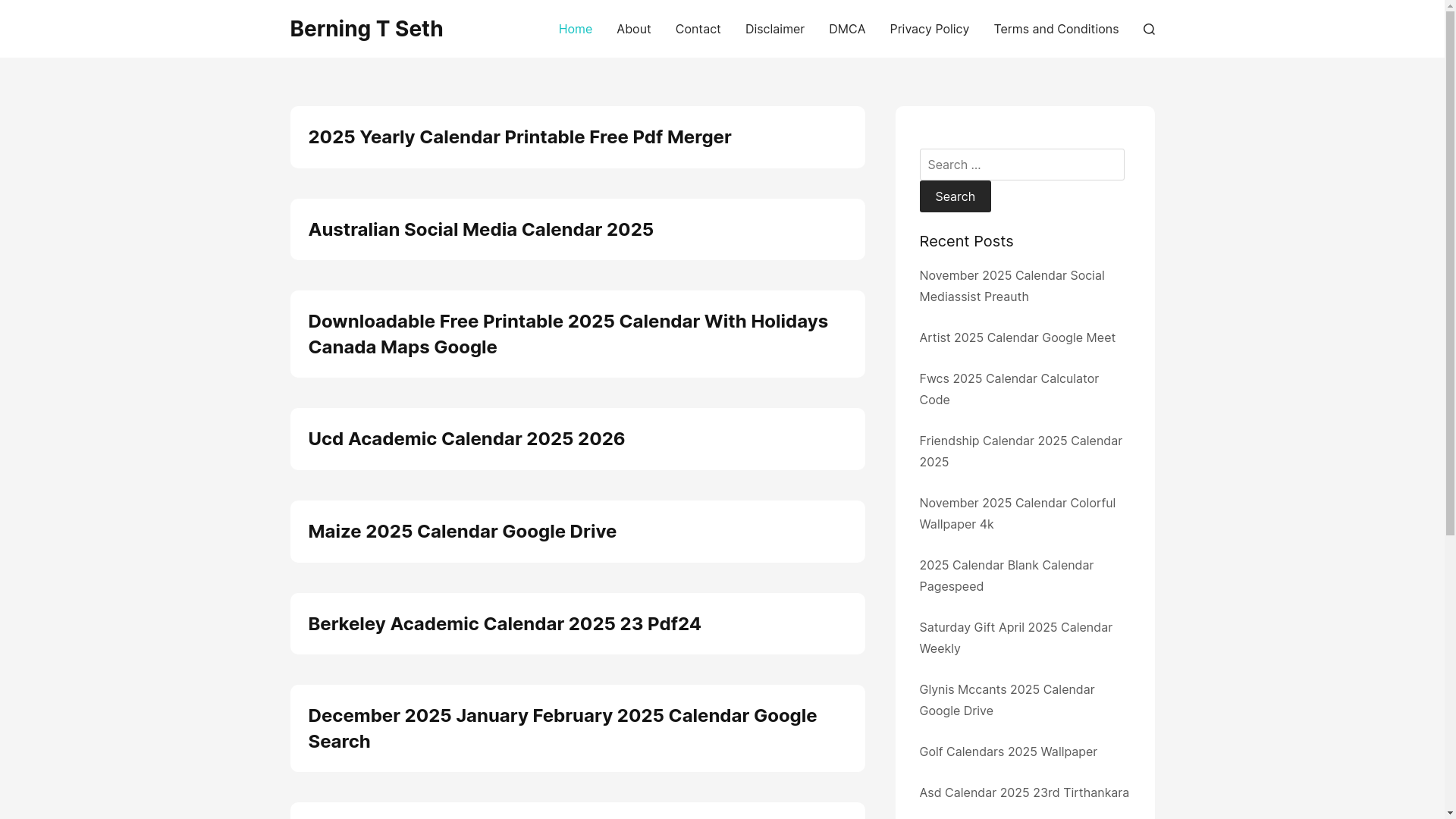 website screenshot of https://berningtseth.pages.dev/