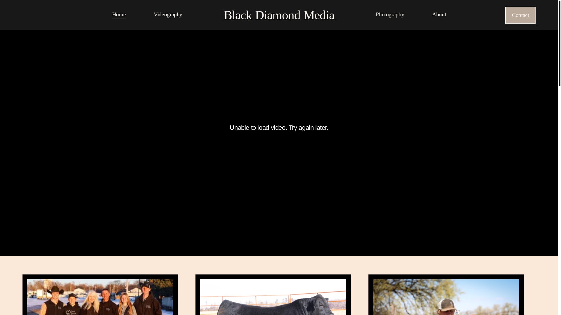 website screenshot of https://bdiamondmedia.com/