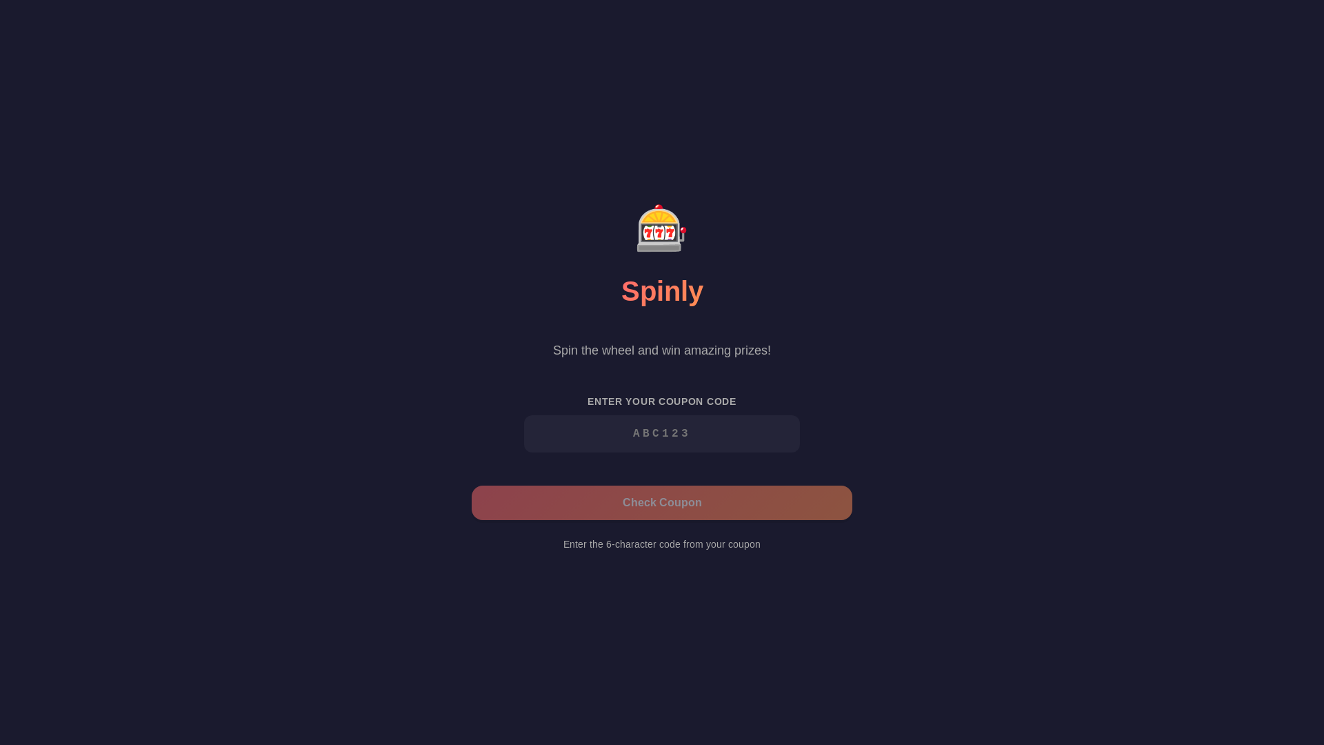 website screenshot of https://spinly-front.pages.dev/