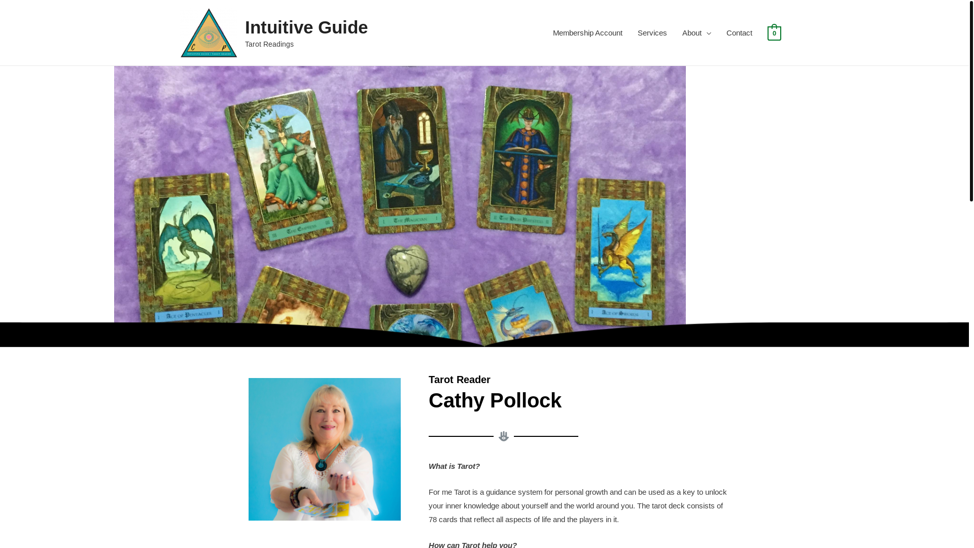 website screenshot of https://intuitiveguide.online/