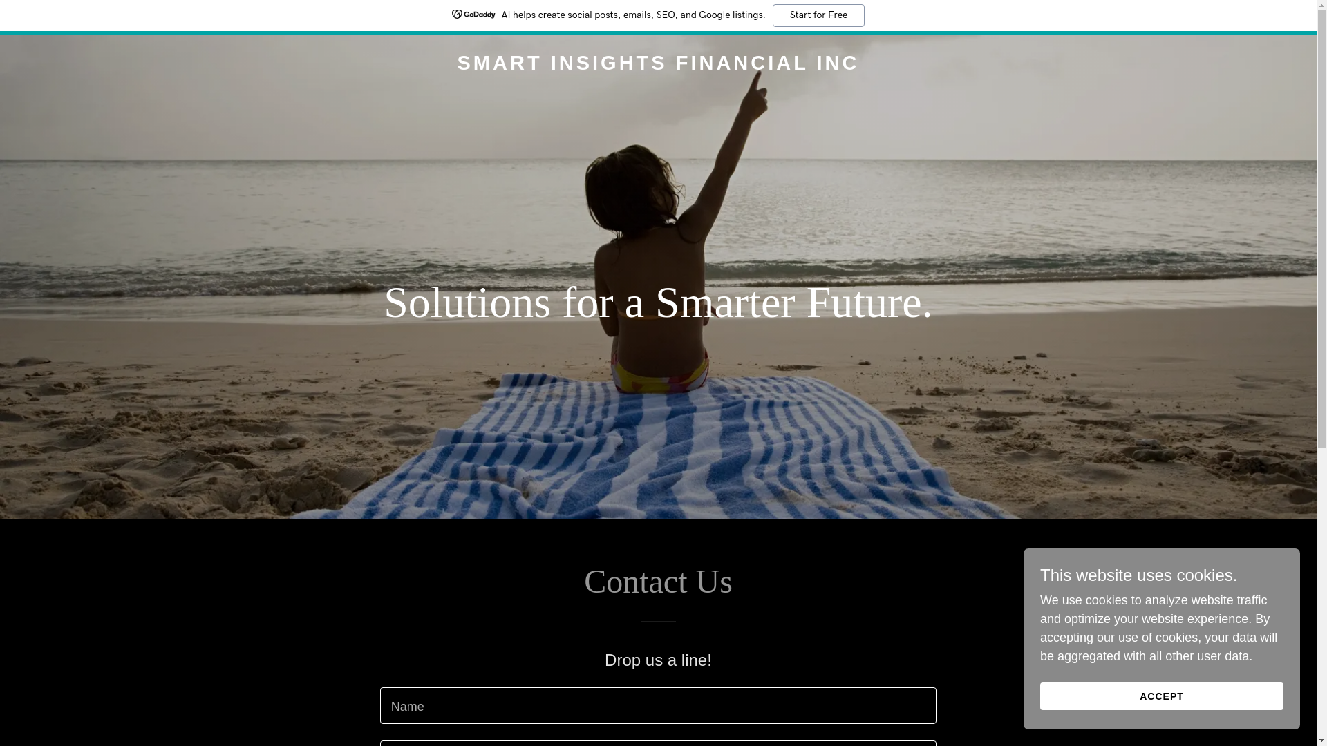 website screenshot of https://smartinsightsinc.com/
