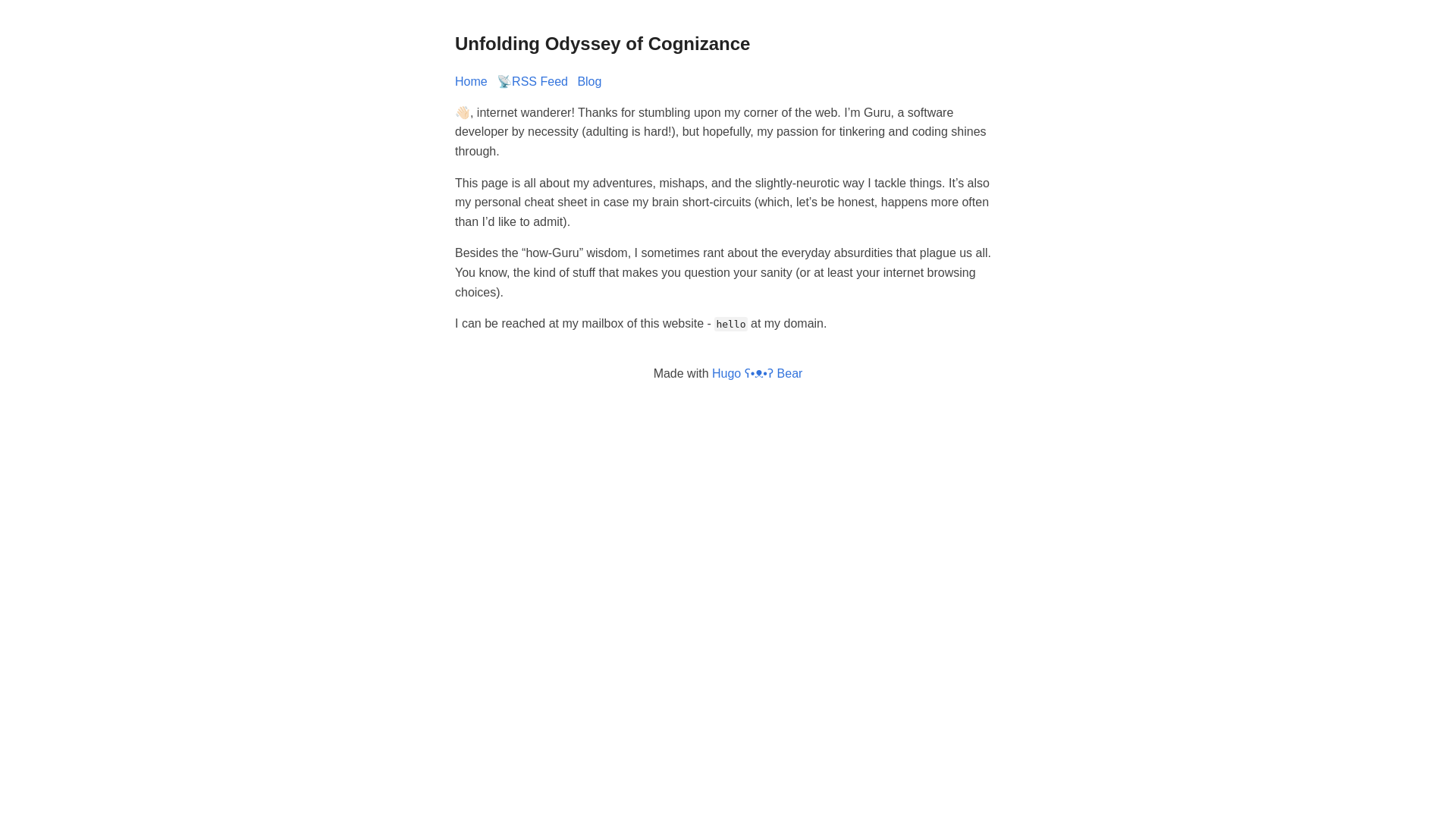 website screenshot of https://gurunathbhat.pages.dev/