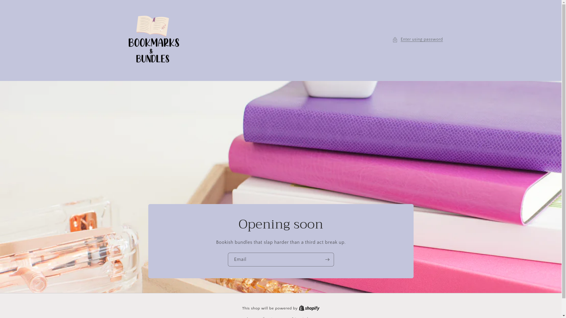 website screenshot of https://bookmarksandbundles.com/