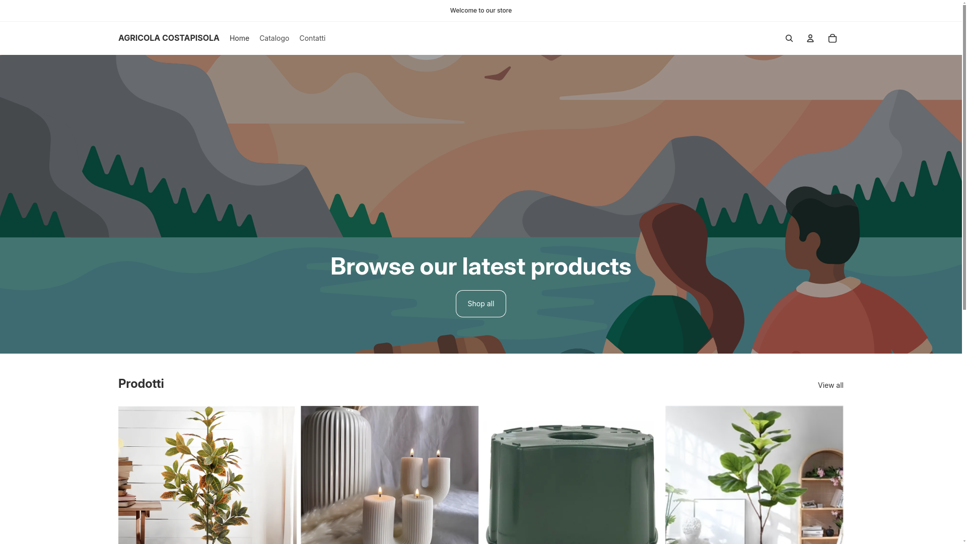 website screenshot of https://agricolacostapisola.com/