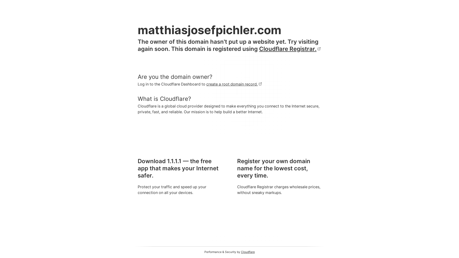 website screenshot of https://matthiasjosefpichler.com/
