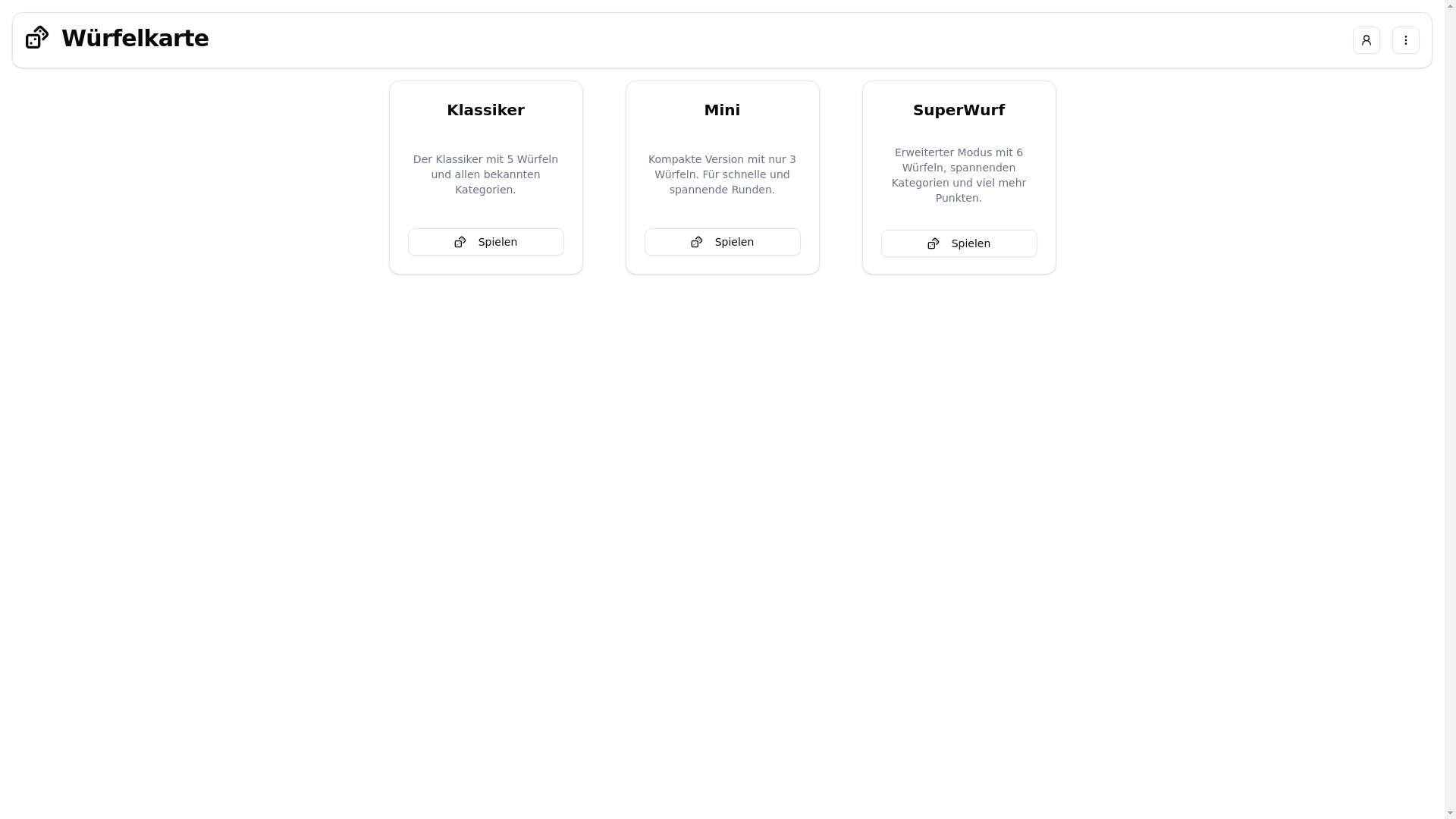 website screenshot of https://xn--wrfelkarte-9db.com/