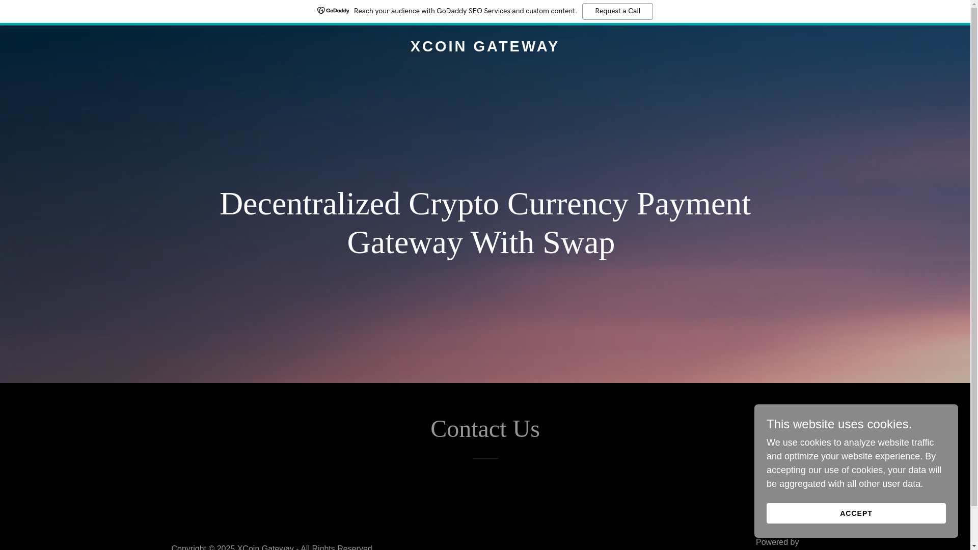 website screenshot of https://xcoingateway.com/