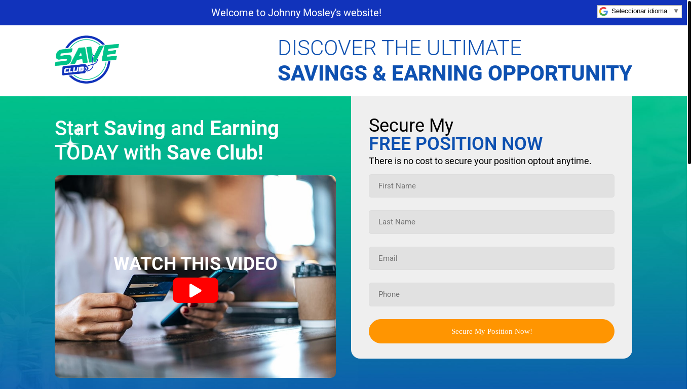 website screenshot of https://savebigwithbwt.com/