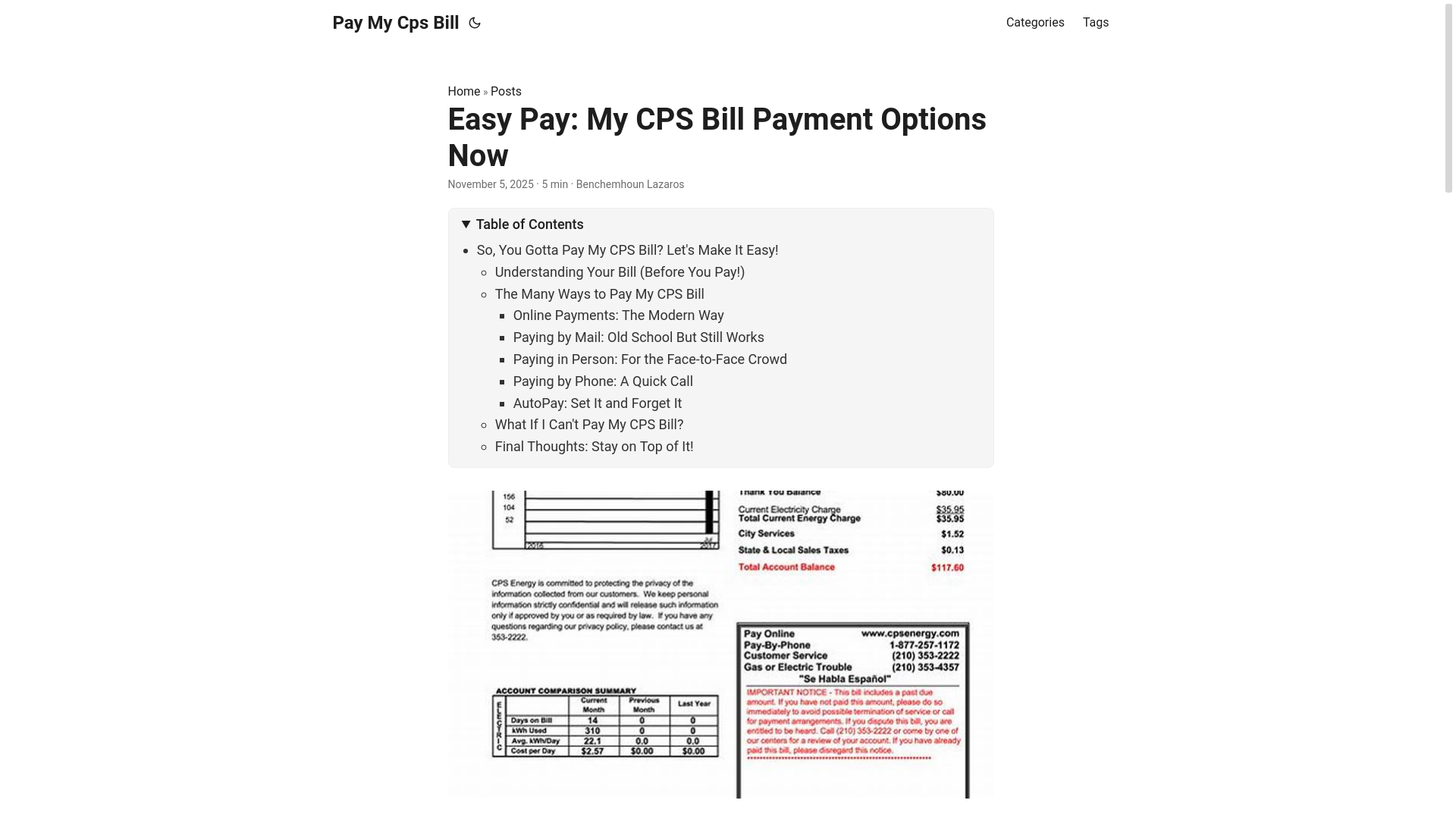 website screenshot of https://pay-my-cps-bill.pages.dev/