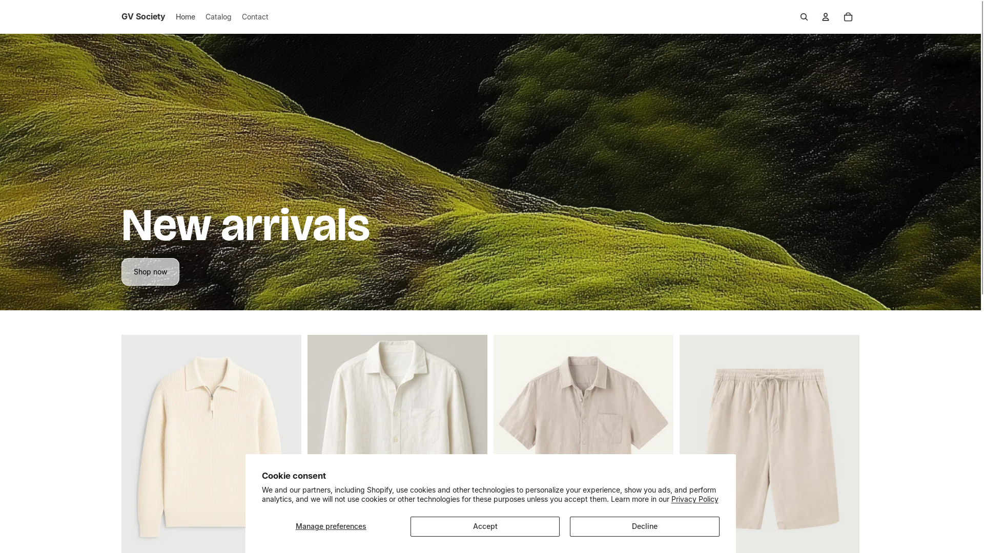 website screenshot of https://theinheritanceco.com/