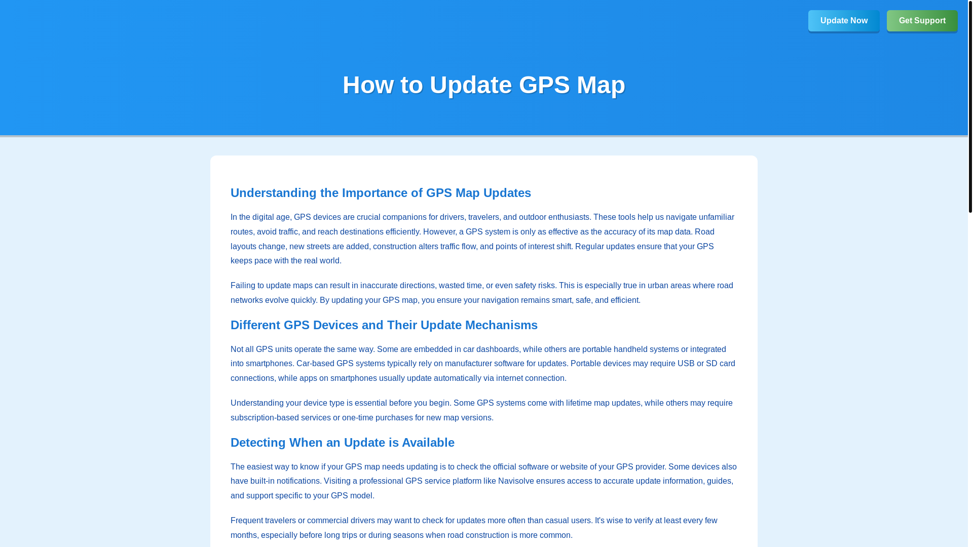 website screenshot of https://howtoupdategps.pages.dev/