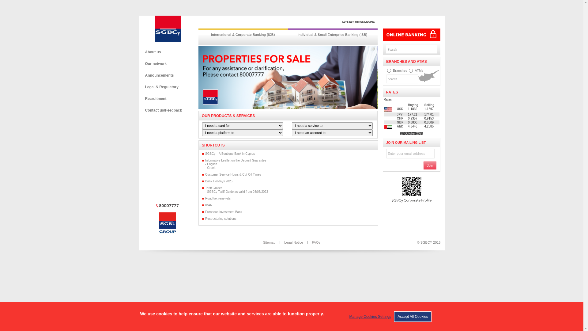 website screenshot of https://www.sgcyprus.com/sgbcy/Home