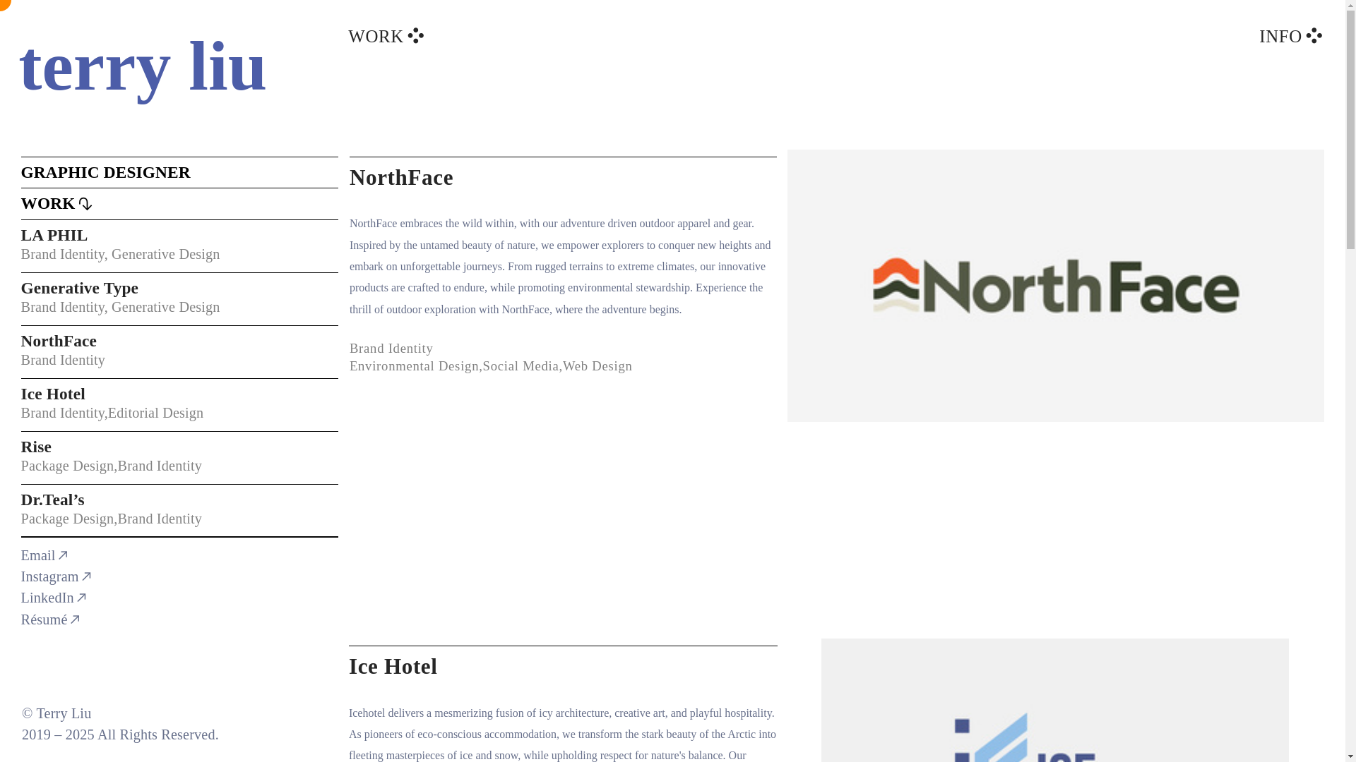 website screenshot of https://terryliudesign.com/