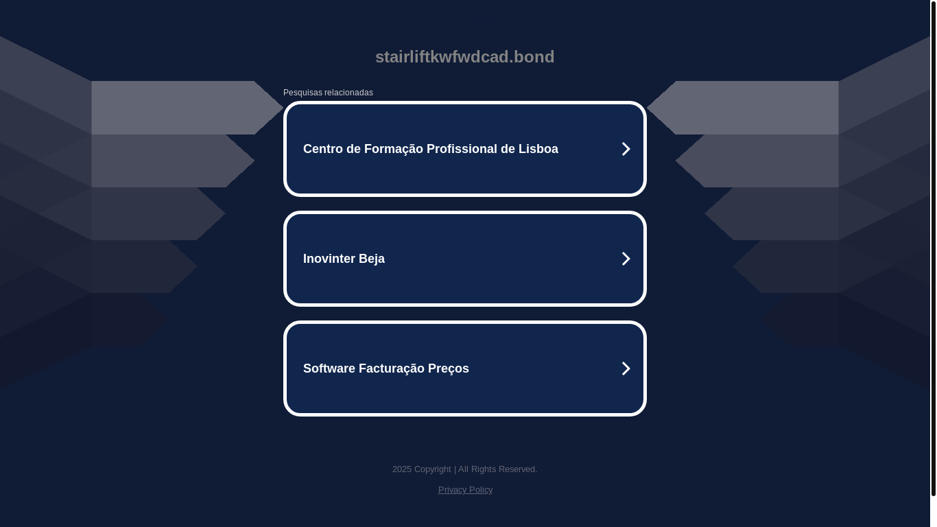 website screenshot of https://stairliftkwfwdcad.bond/