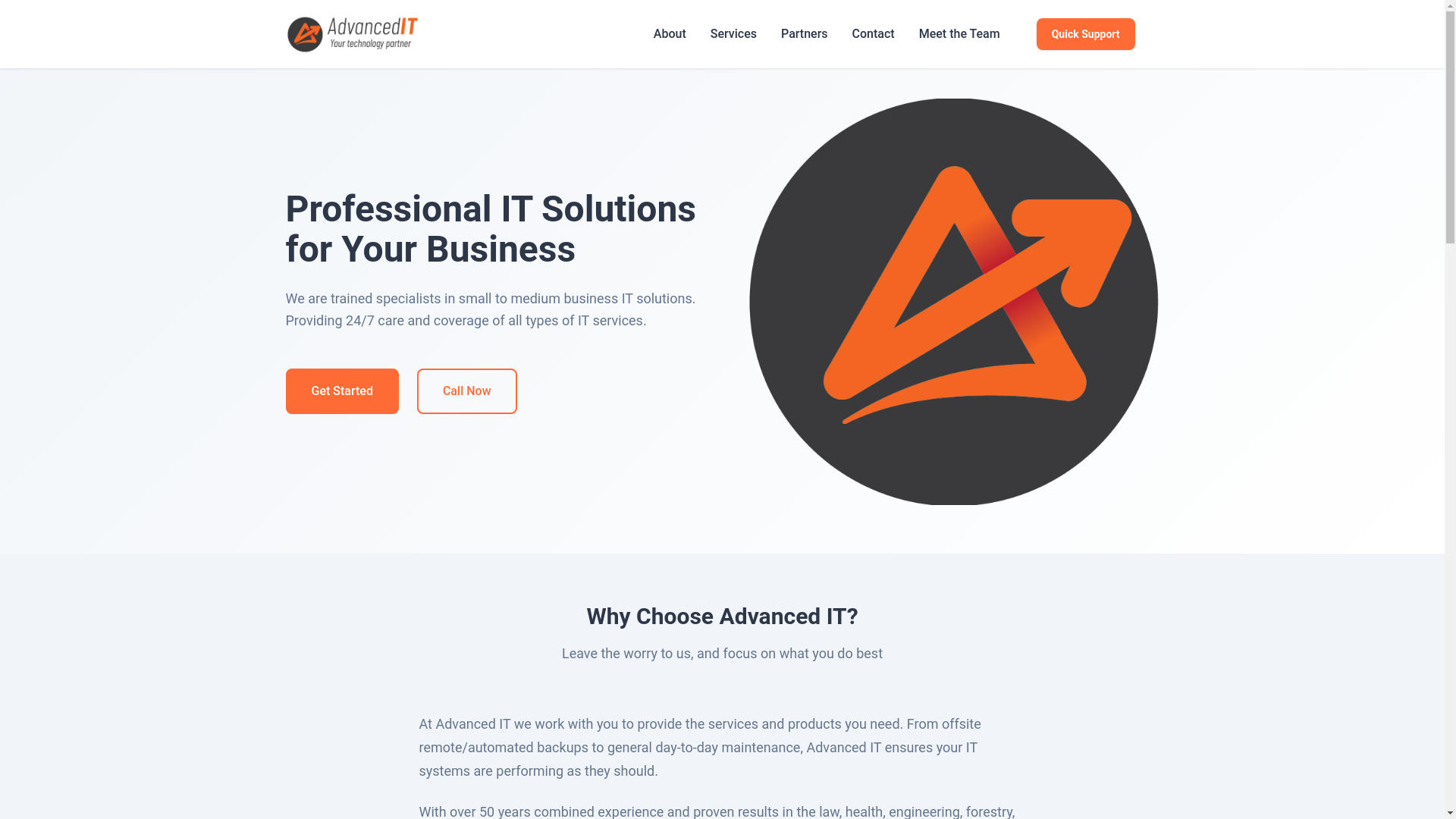 website screenshot of https://advancedit-co-nz.pages.dev/