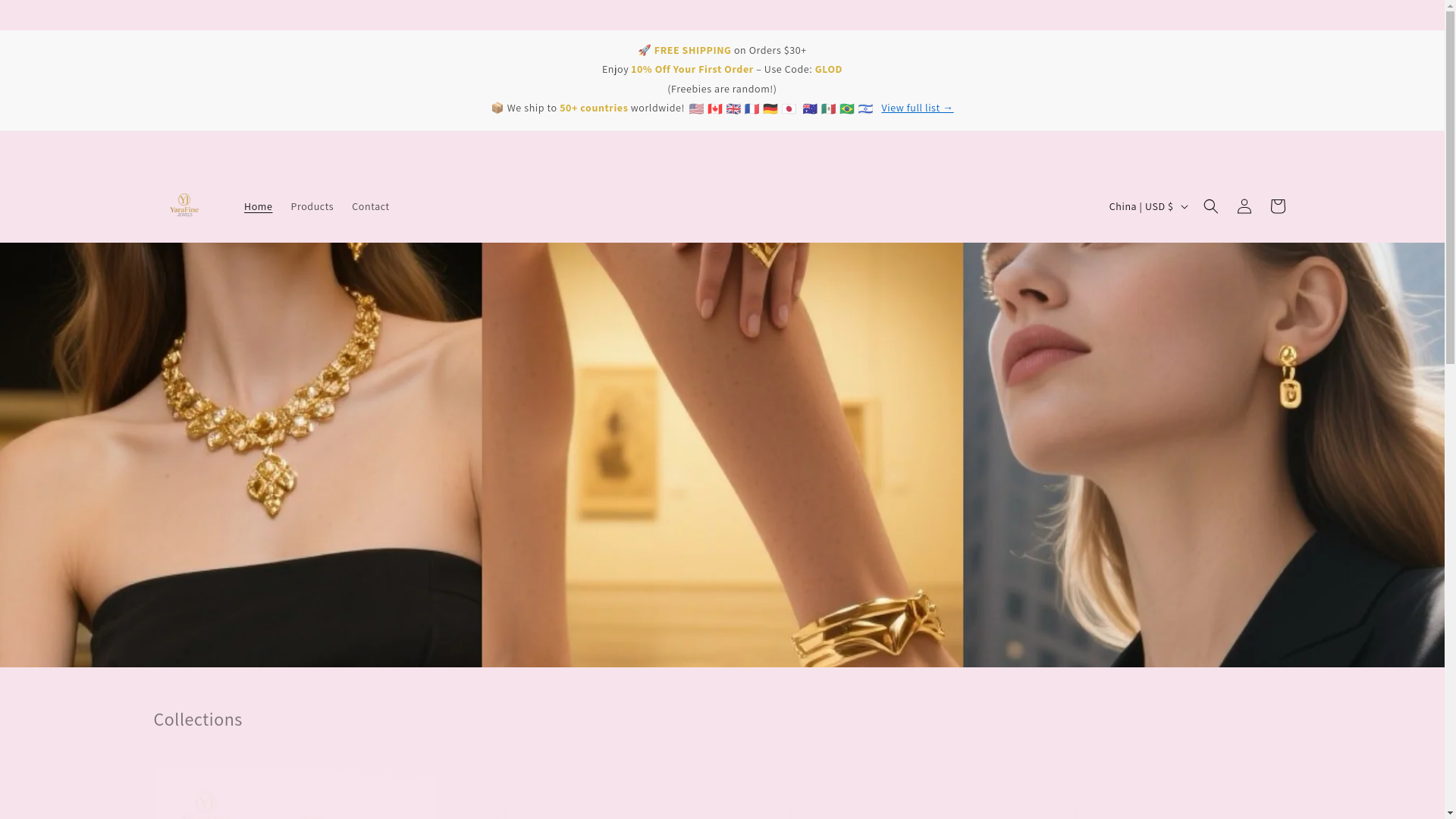 website screenshot of https://yarafine.com/