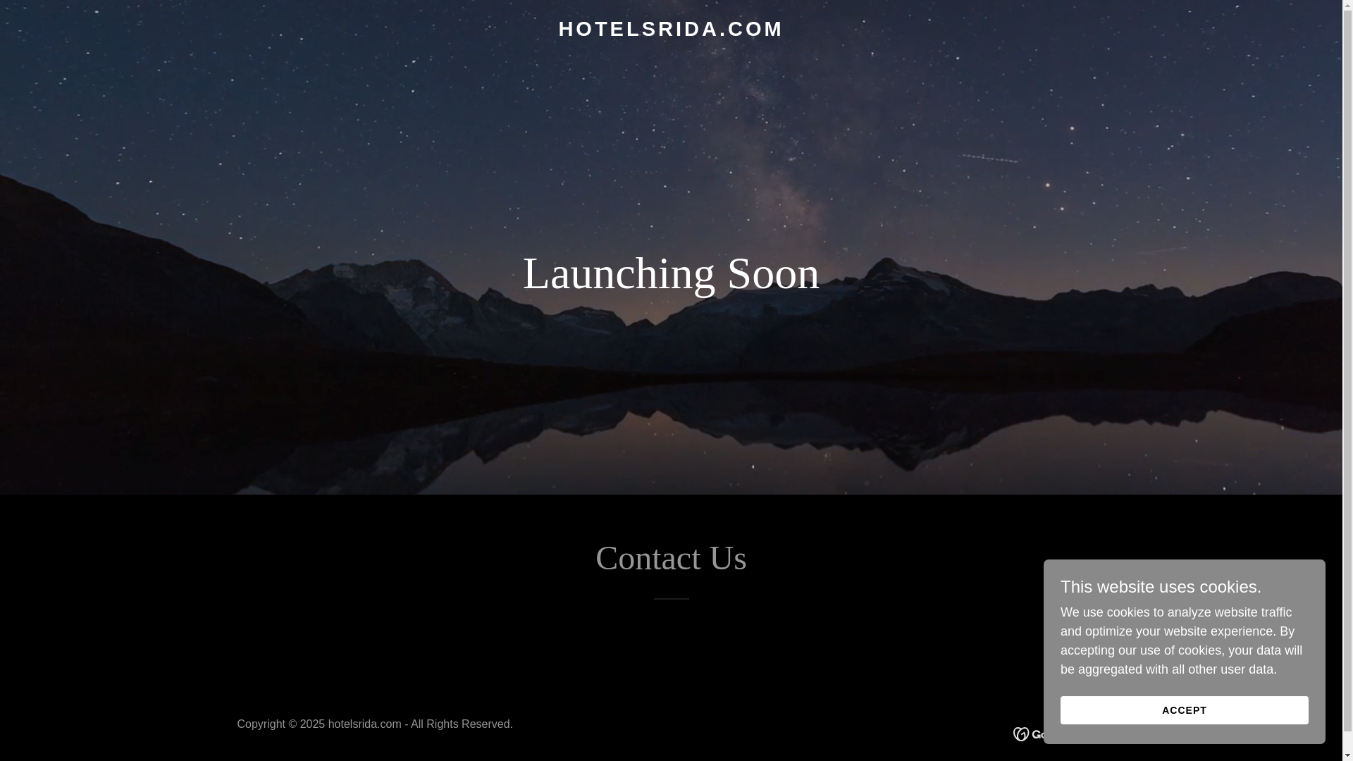 website screenshot of https://hotelsrida.com/