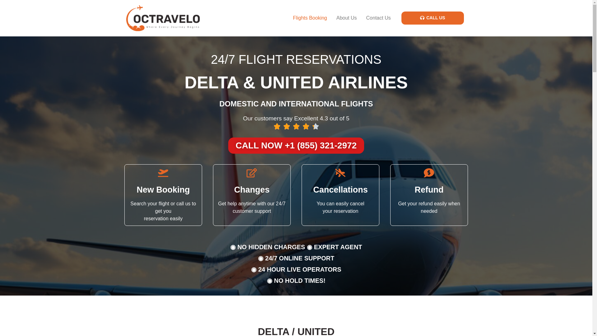 website screenshot of https://octravelo.site/