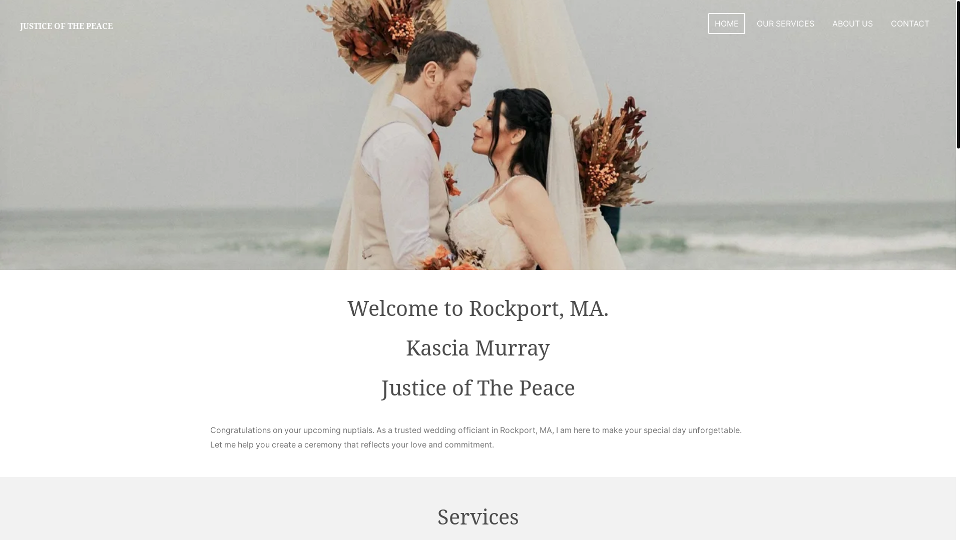 website screenshot of https://rockportmajusticeofthepeace.com/