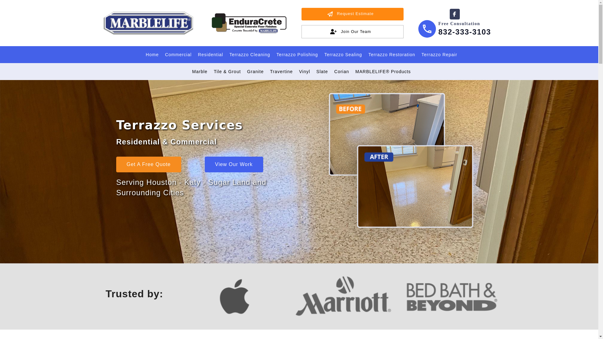 website screenshot of https://enduracretehouston.com/