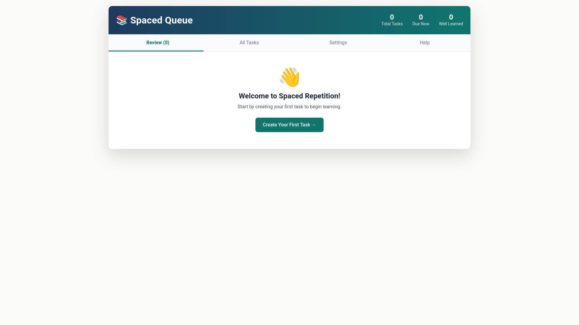 website screenshot of https://spacedqueue.pages.dev/