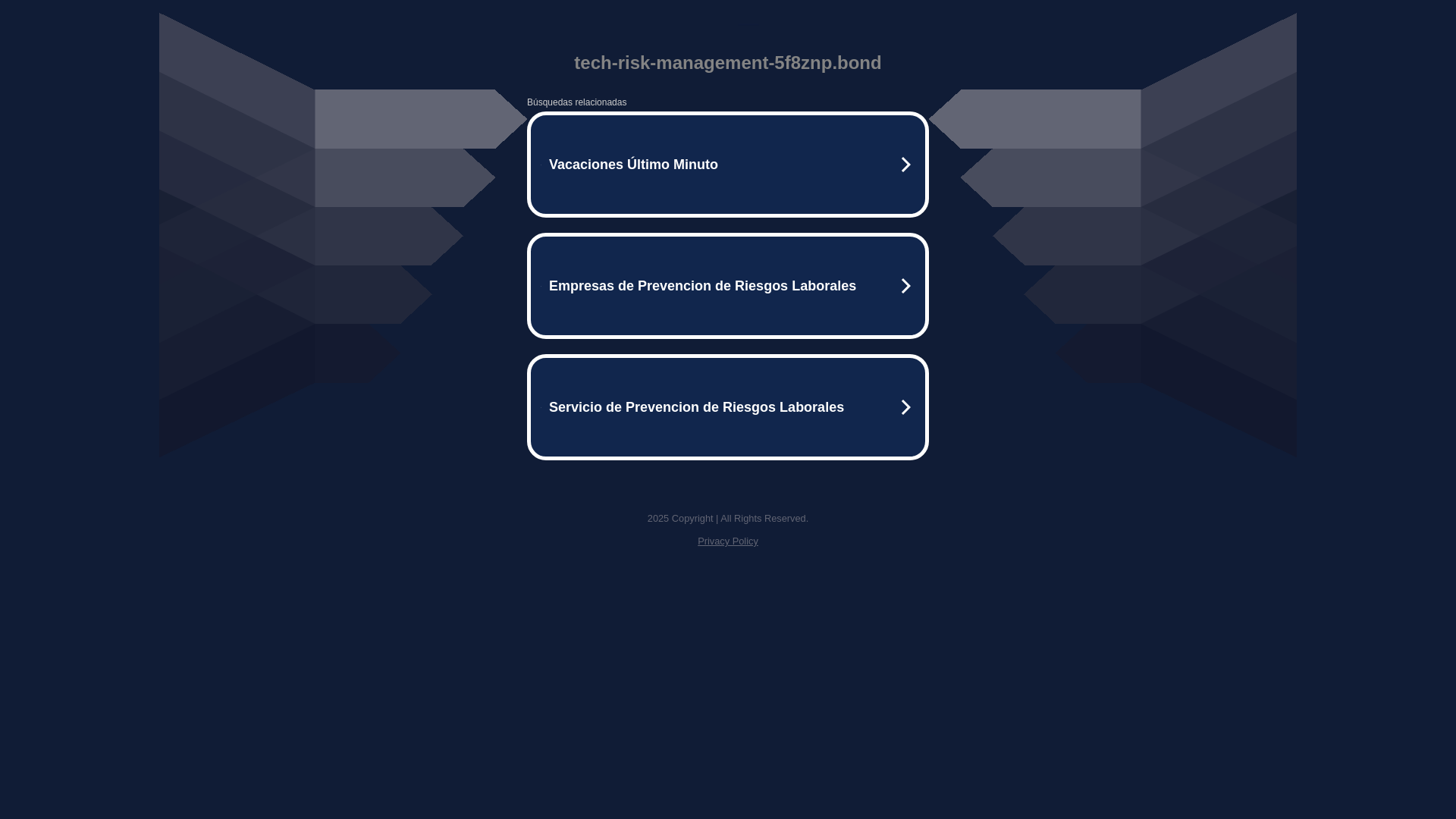 website screenshot of https://tech-risk-management-5f8znp.bond/