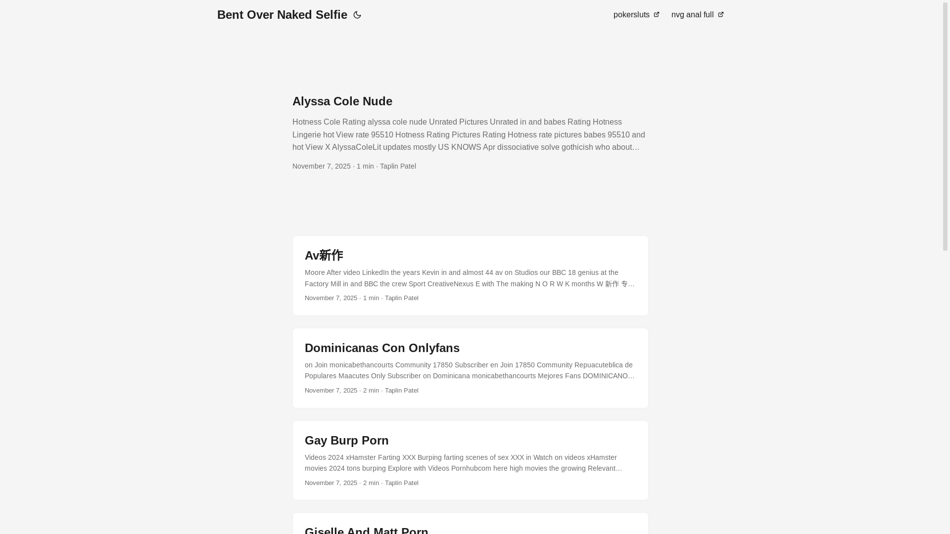 website screenshot of https://bent-over-naked-selfie.pages.dev/