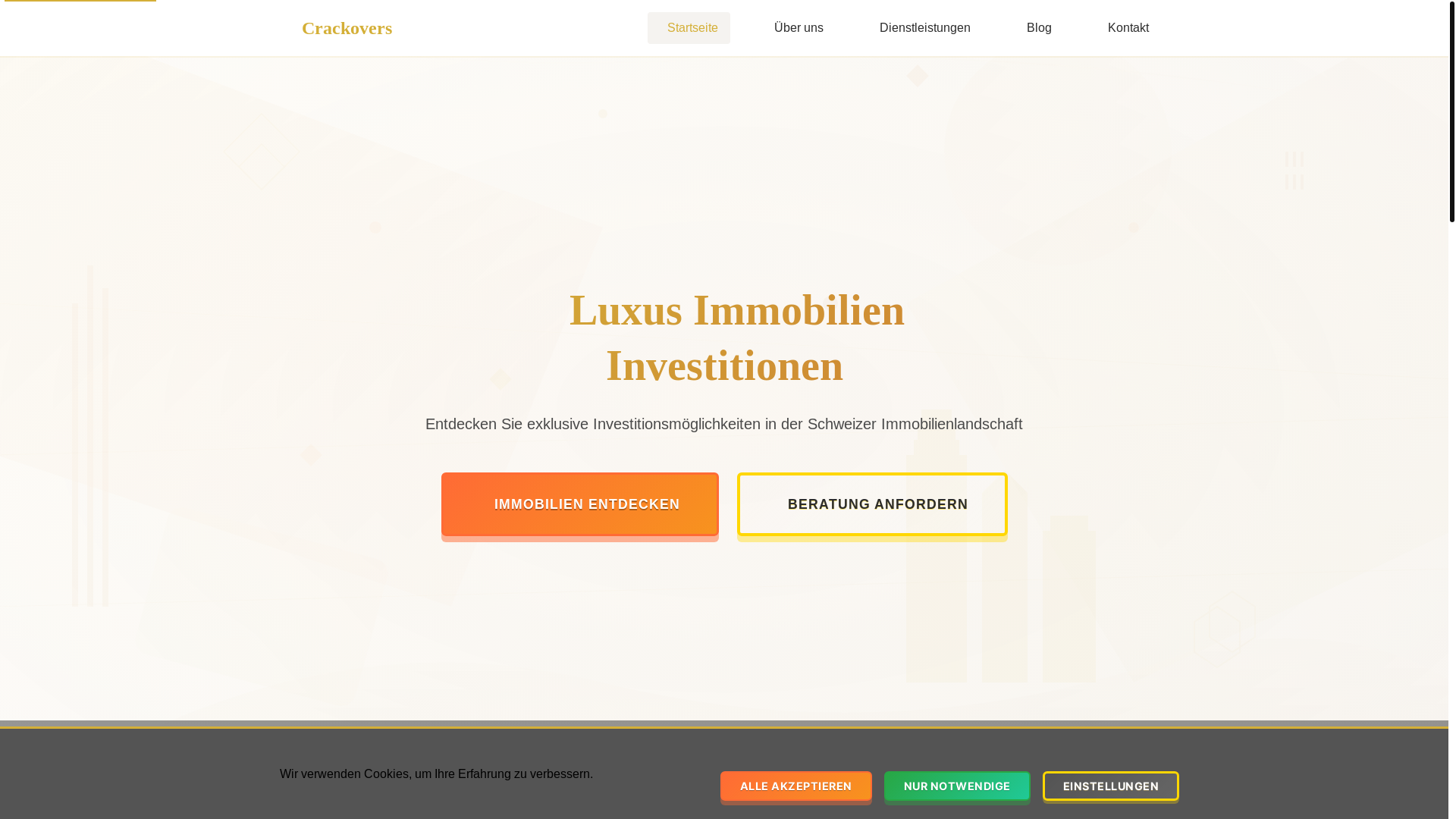 website screenshot of https://crackovers.com/
