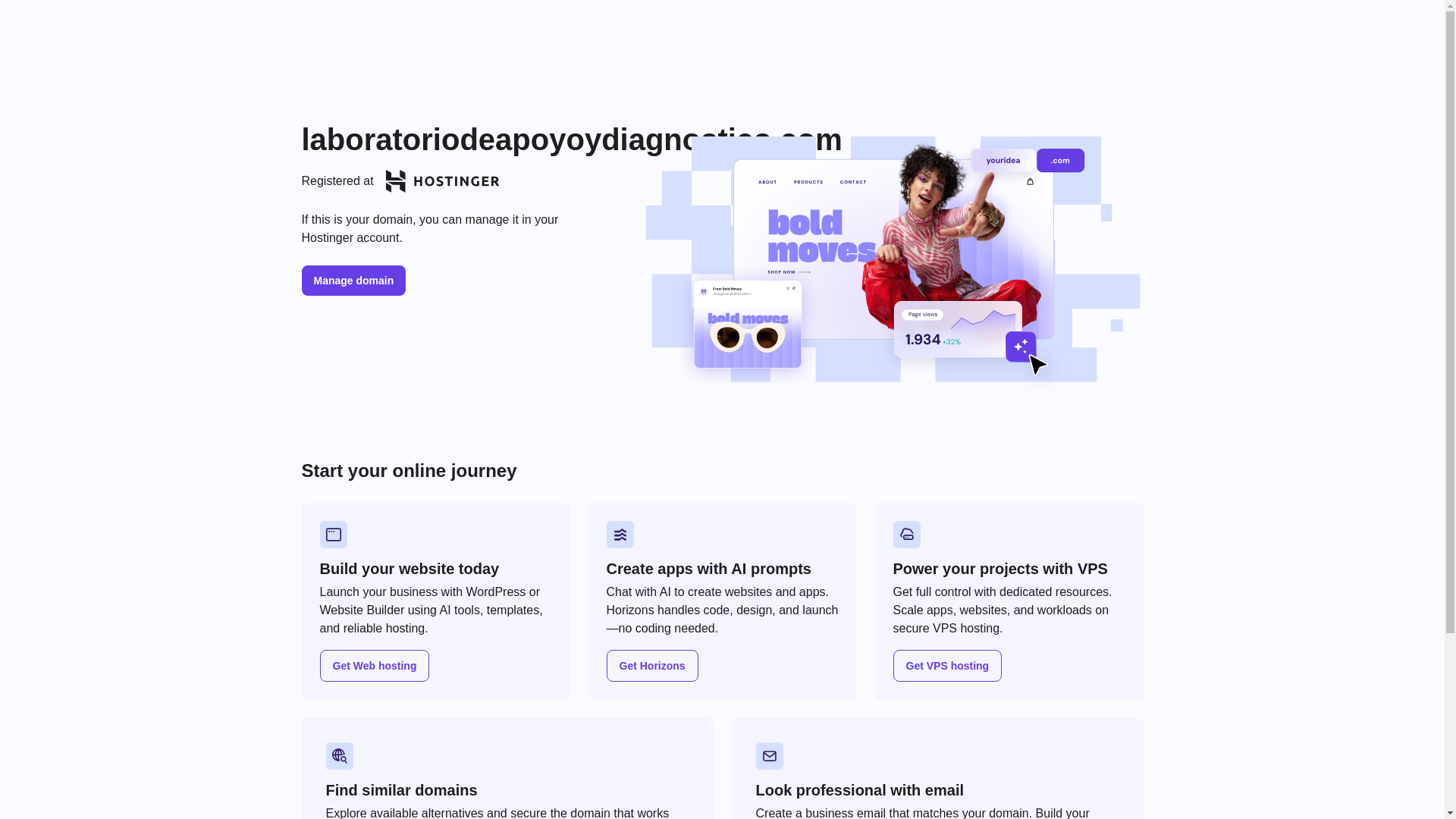 website screenshot of https://laboratoriodeapoyoydiagnostico.com/